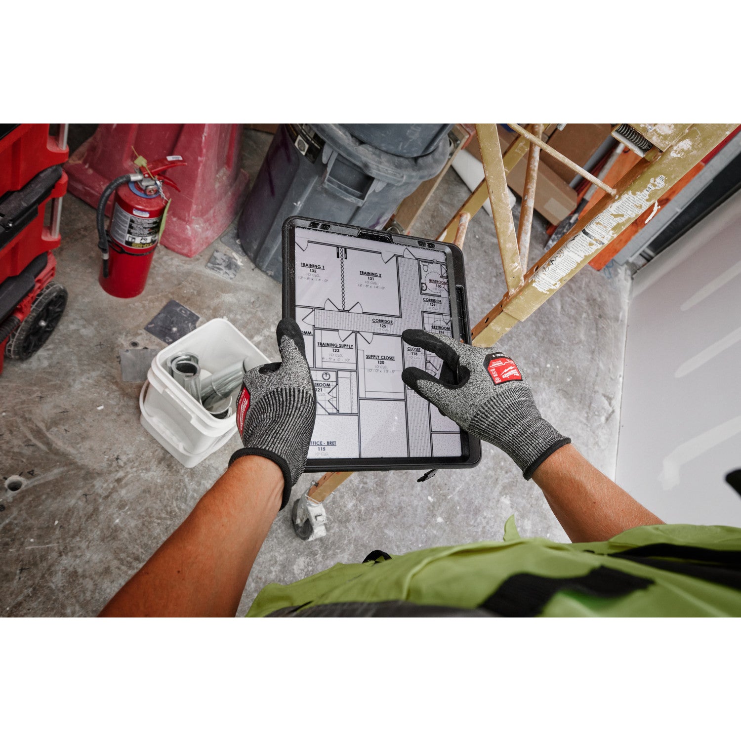 Gants nitrile trempés de haute précision Cut Level 3 - XL