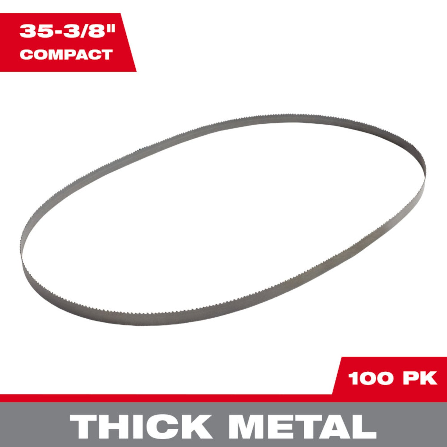 35-3/8" 10 TPI Compact Band Saw Blade for Thick Metal - 1 Pack