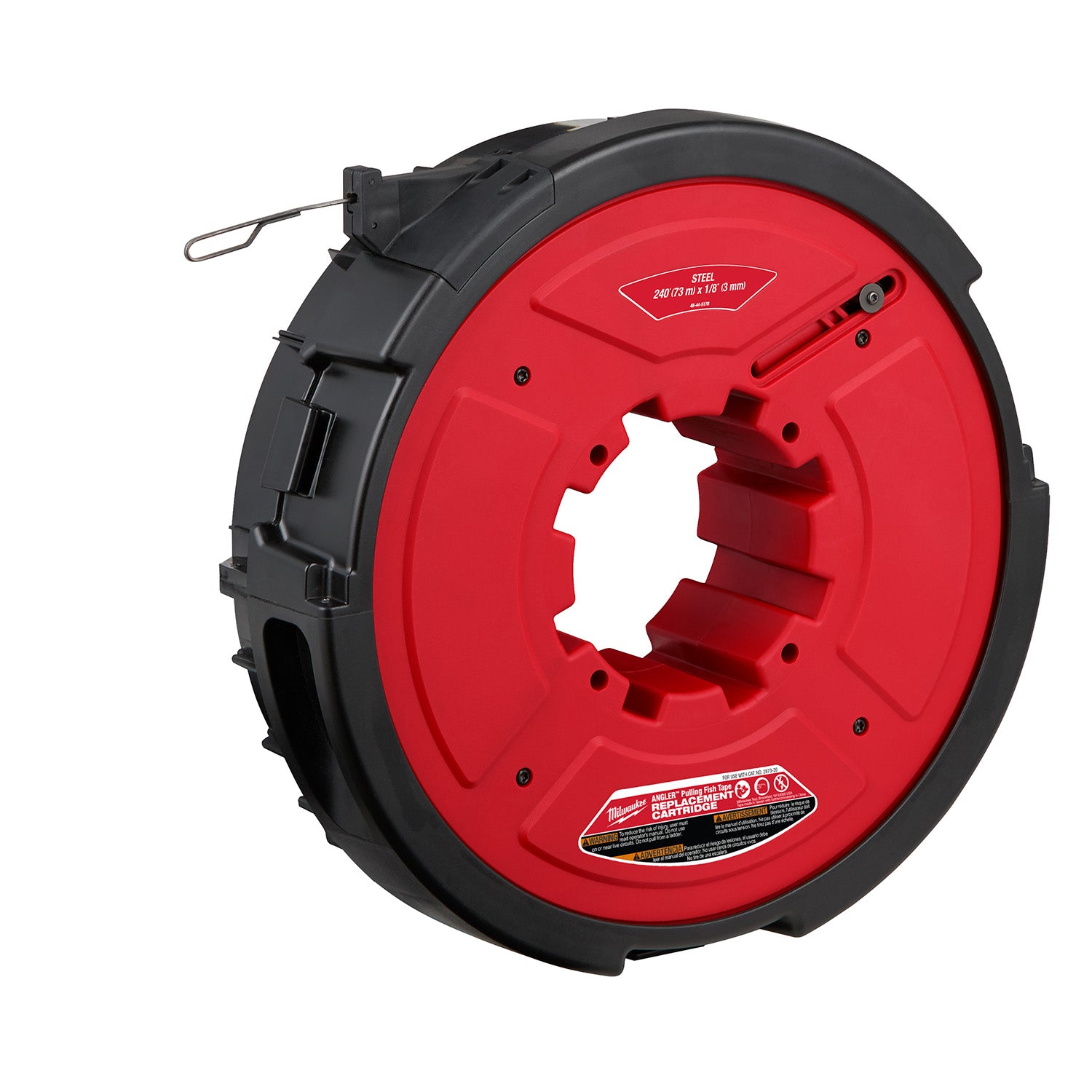 M18 FUEL ANGLER 240' x 1/8" Steel Pulling Fish Tape Replacement Cartridge