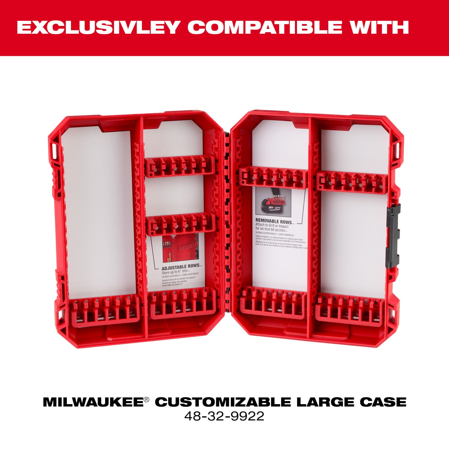 Large Case Rows for Insert Bit Accessories - 1 Pack