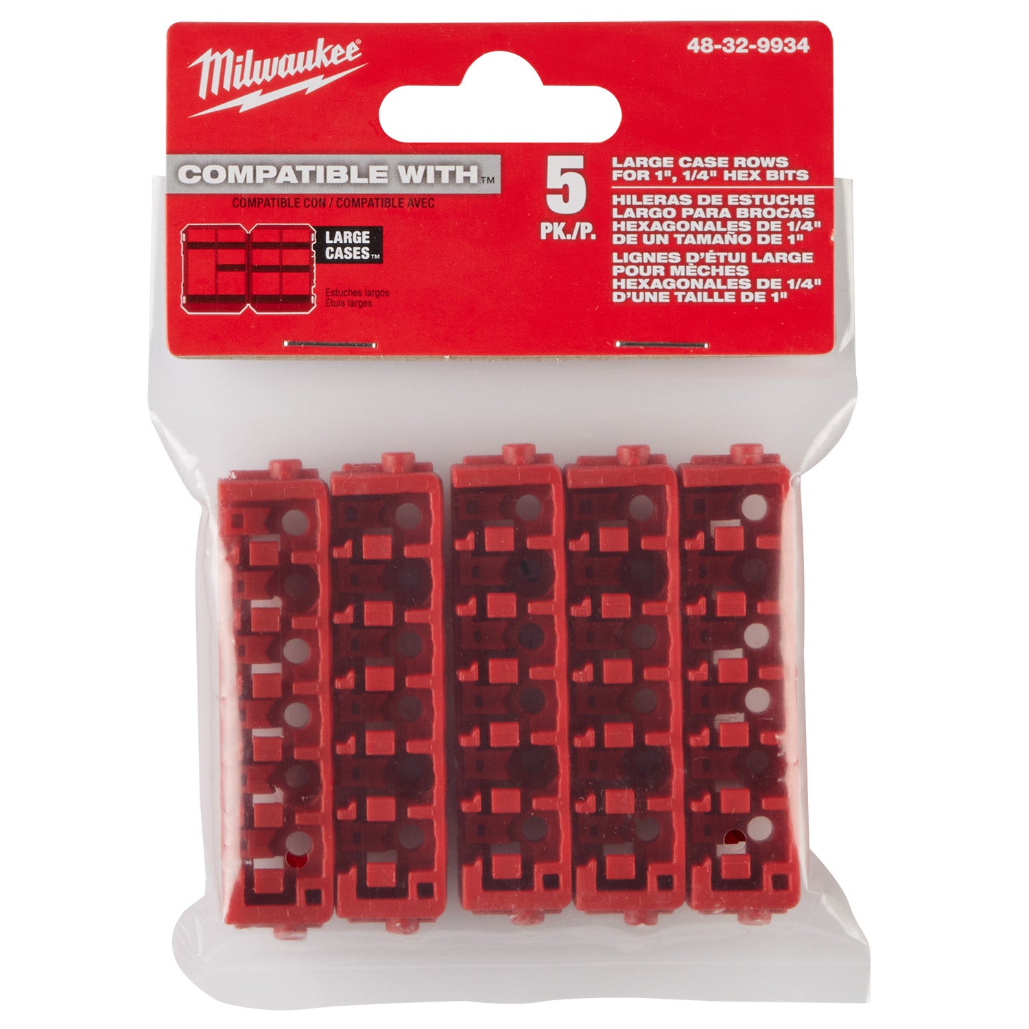 Large Case Rows for Insert Bit Accessories - 1 Pack