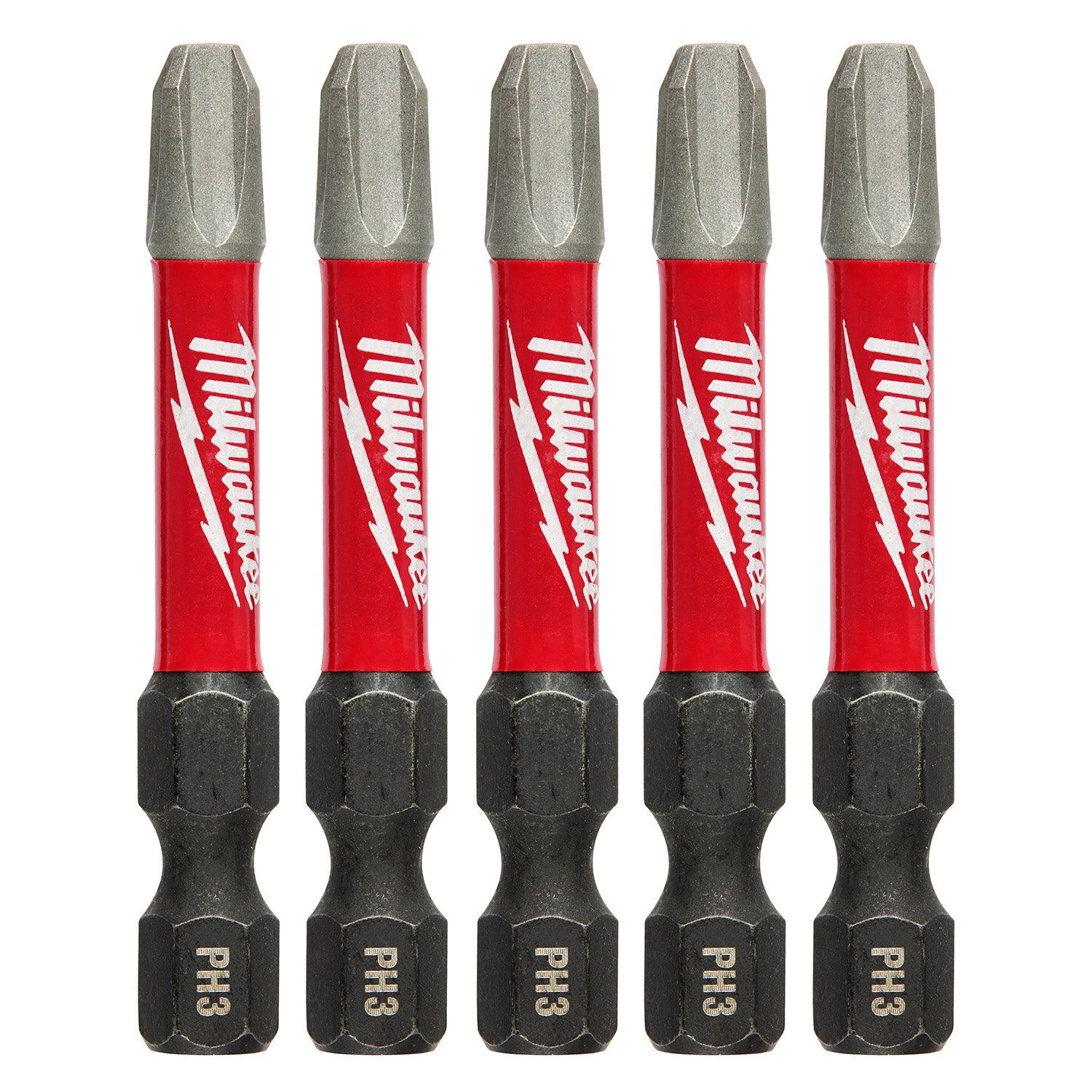 SHOCKWAVE Impact Duty 2" Phillips #3 Power Bits - 10 Pack