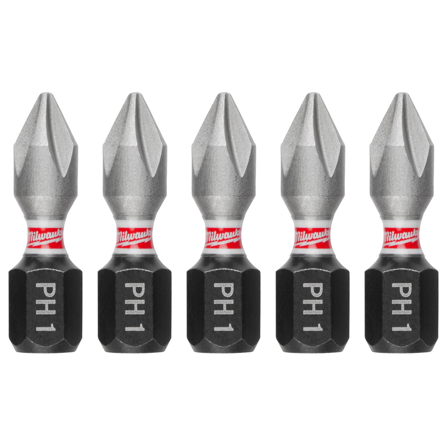 SHOCKWAVE Impact Duty 1" Phillips #1 Insert Bits - 1 Pack