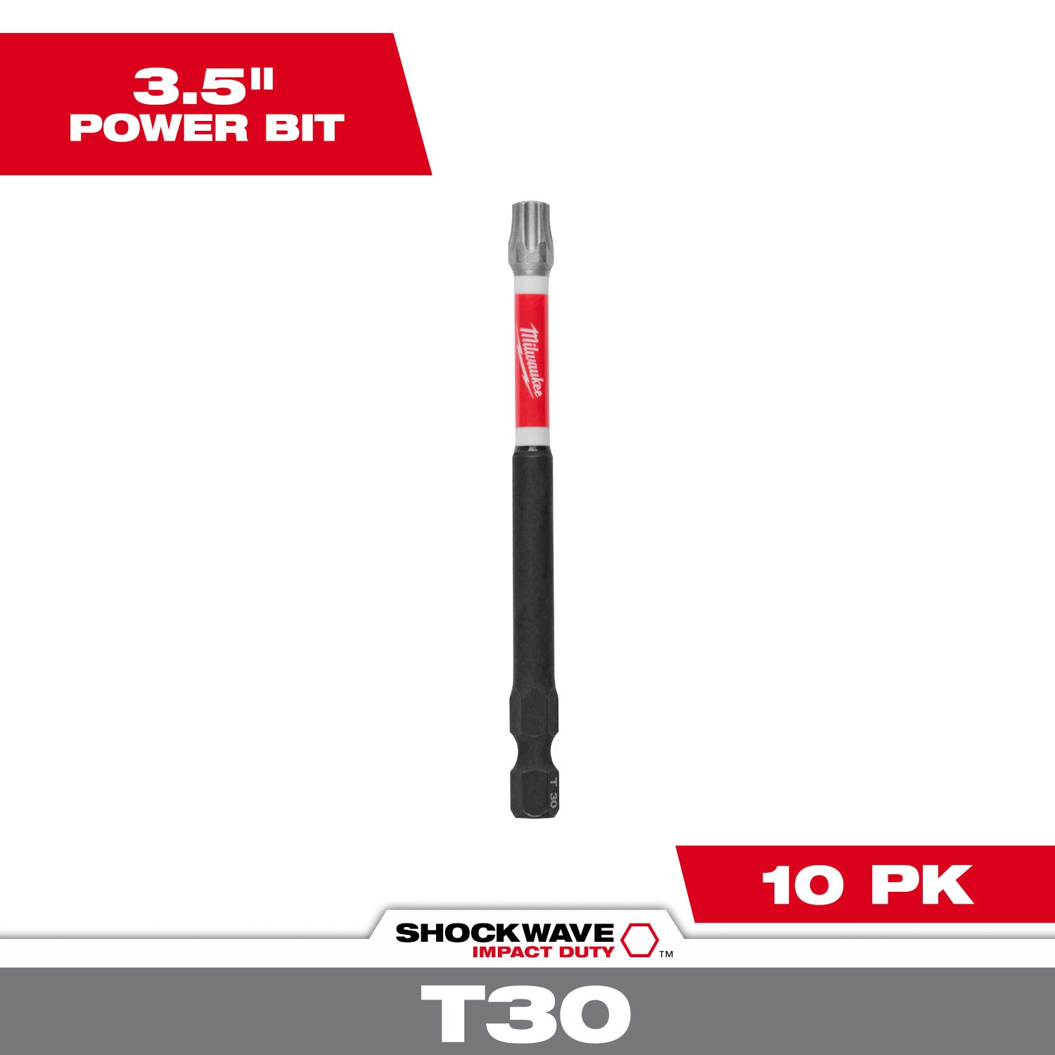SHOCKWAVE Impact Duty 3-1/2" Power Bit TORX T30 Bulk 25