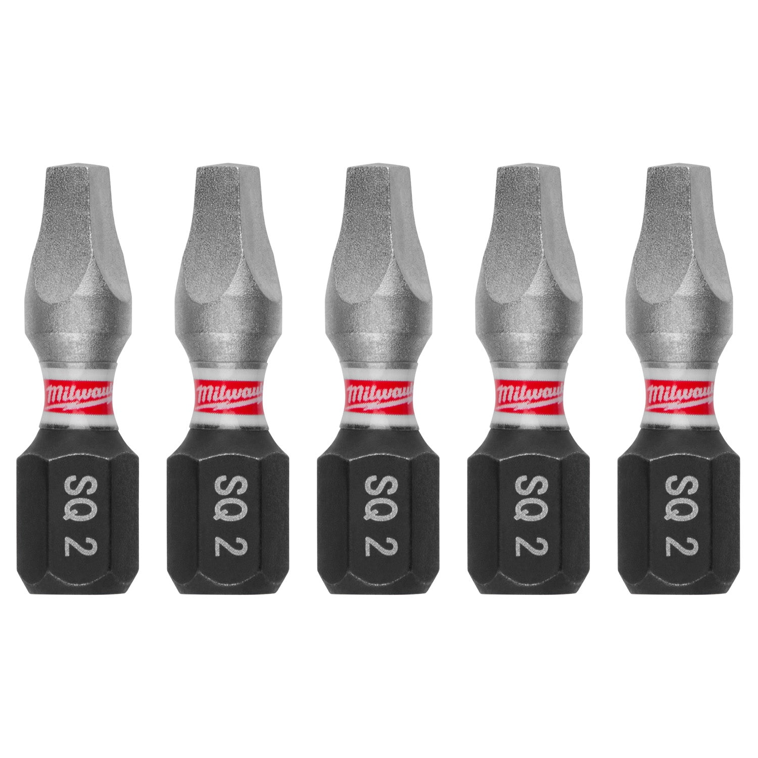 SHOCKWAVE Impact Duty 1" Square Recess #2 Insert Bits - 10 Pack