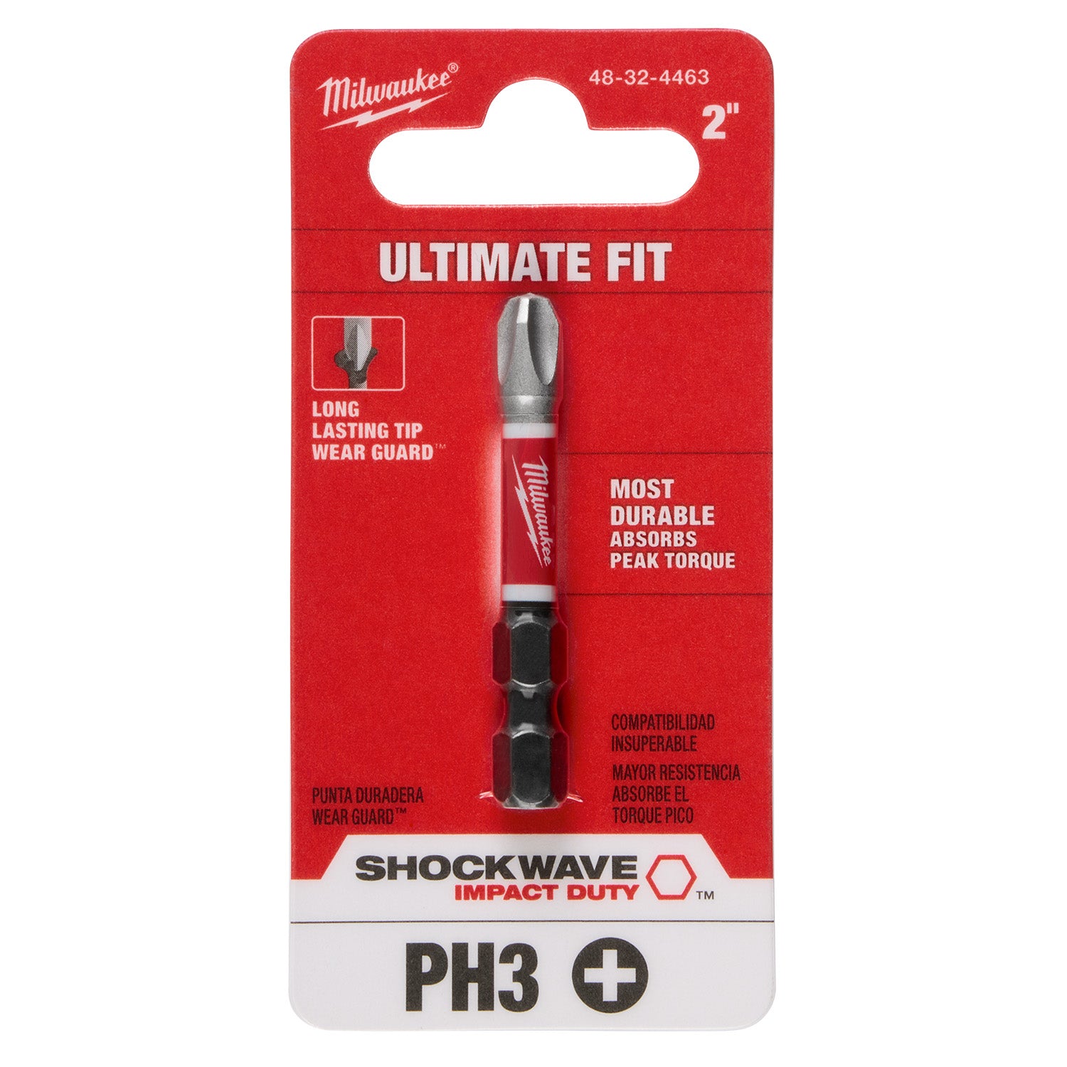 SHOCKWAVE Impact Duty 2" Phillips #1 Power Bit