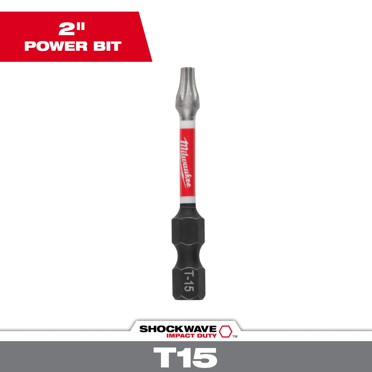 SHOCKWAVE Impact Duty 2" Square Recess #3 Power Bit
