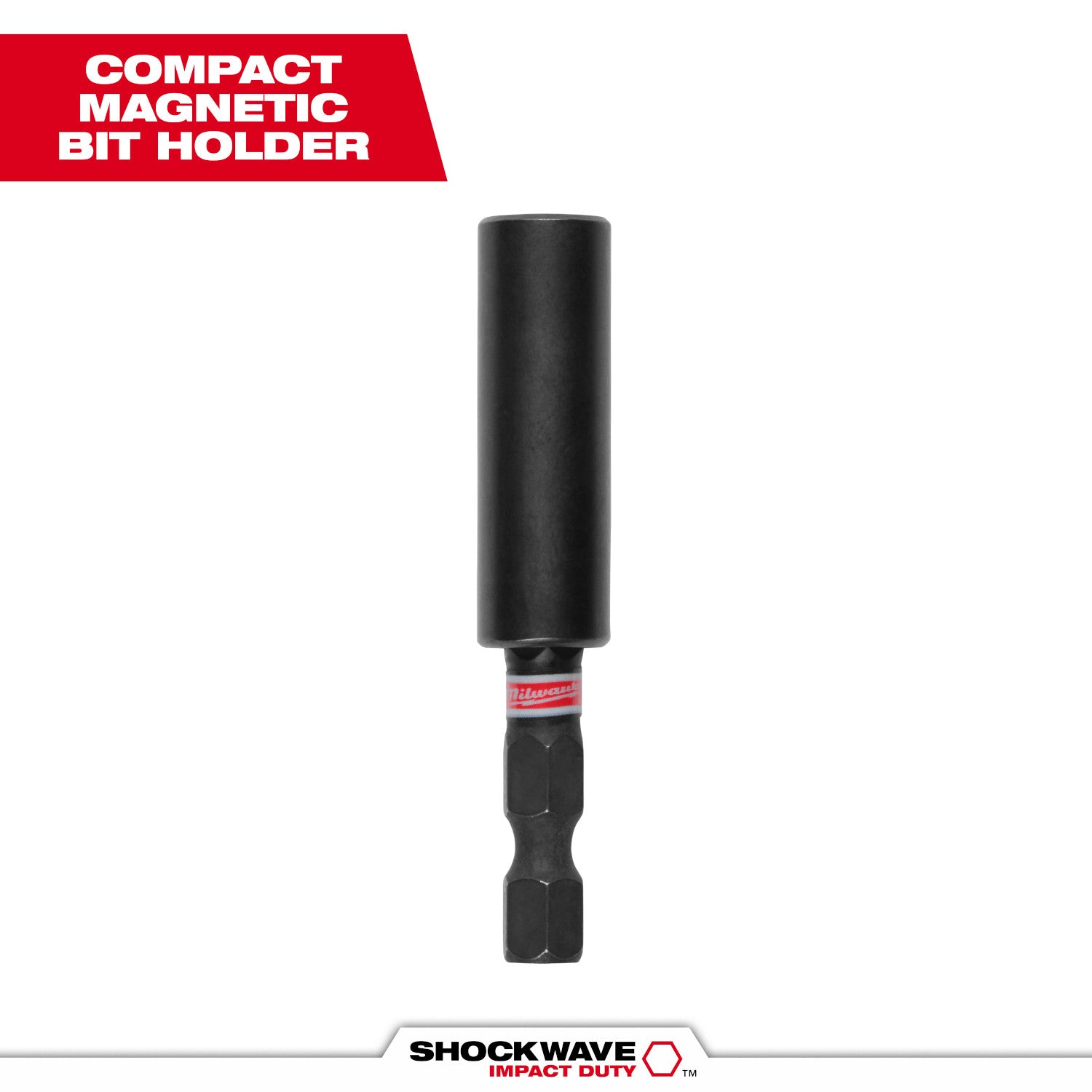 SHOCKWAVE Compact Impact Duty Magnetic Bit Holder (Porte-embout magnétique)
