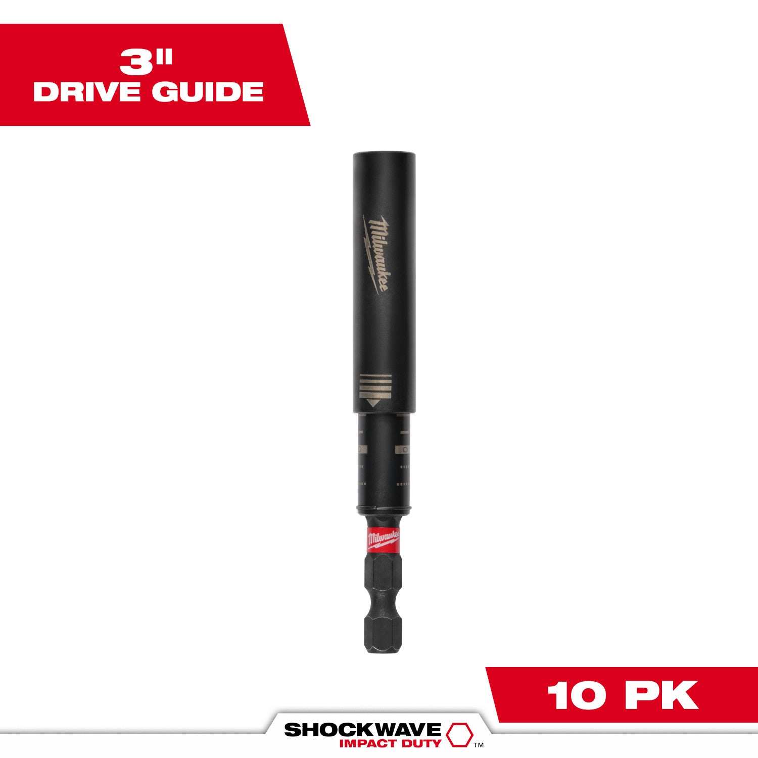 SHOCKWAVE Impact Duty 3" Magnetic Drive Guide - 1 Pack