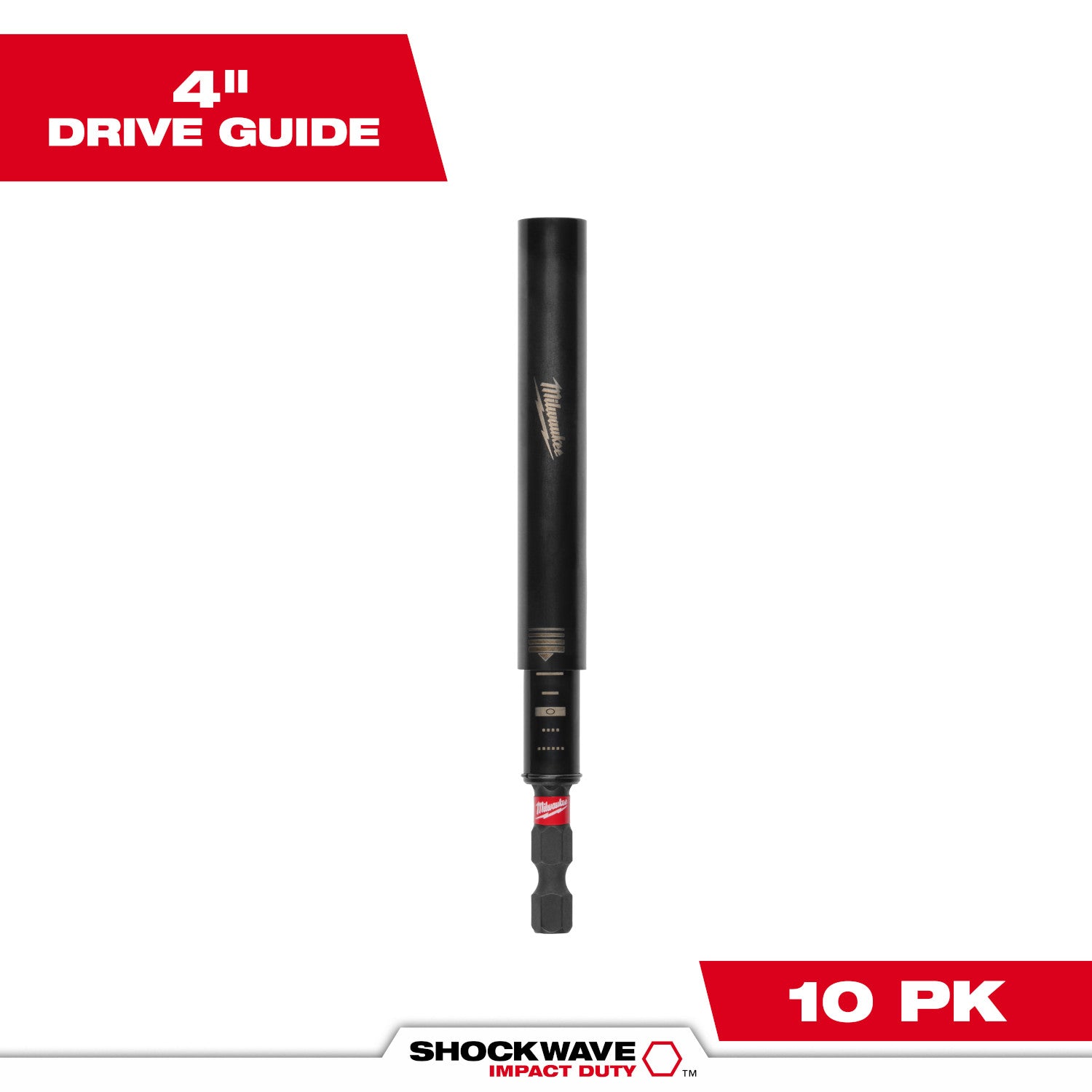 SHOCKWAVE Impact Duty 4" Magnetic Drive Guide - 1 Pack