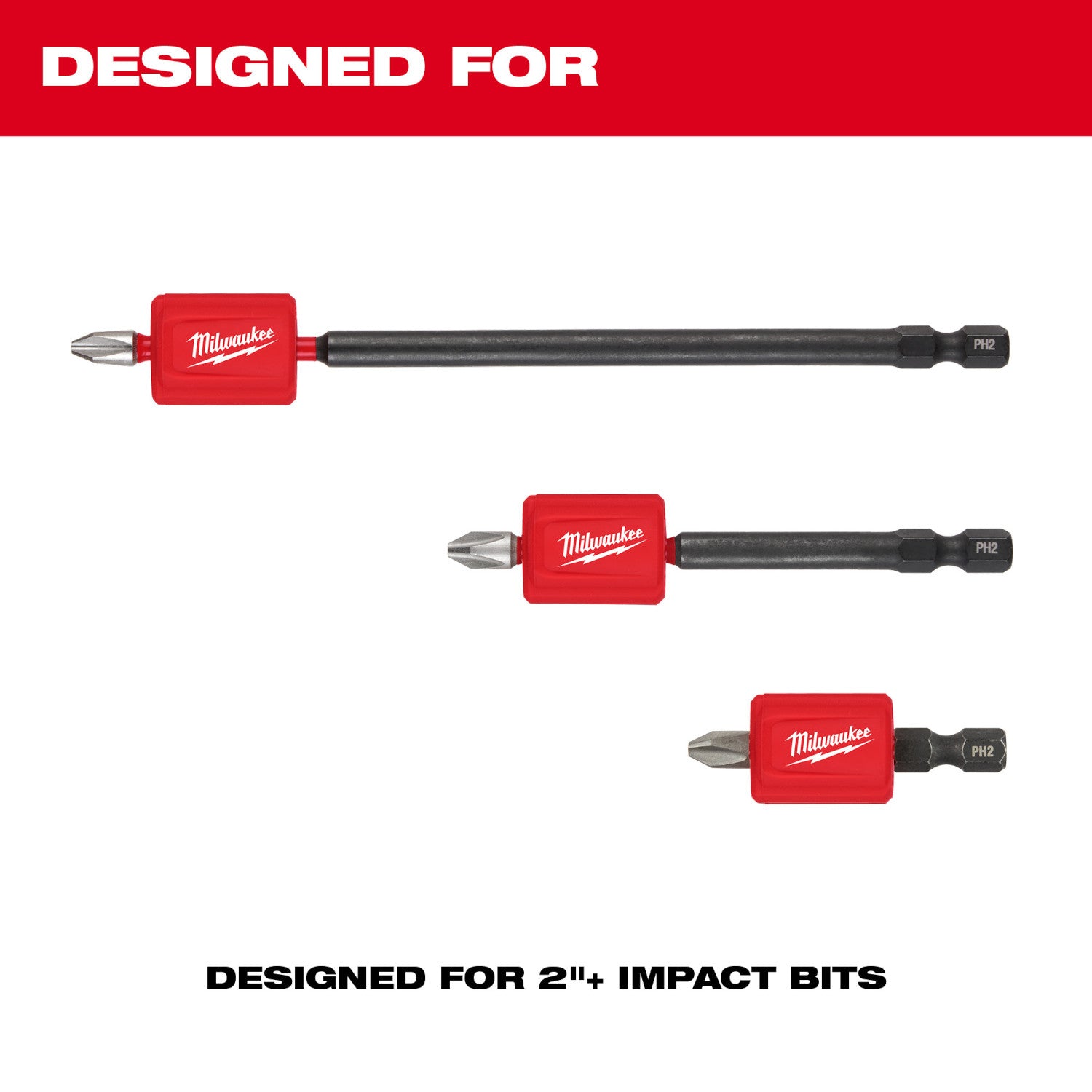3PC SHOCKWAVE Impact Duty Magnetic Attachment and PH2 Bit Set