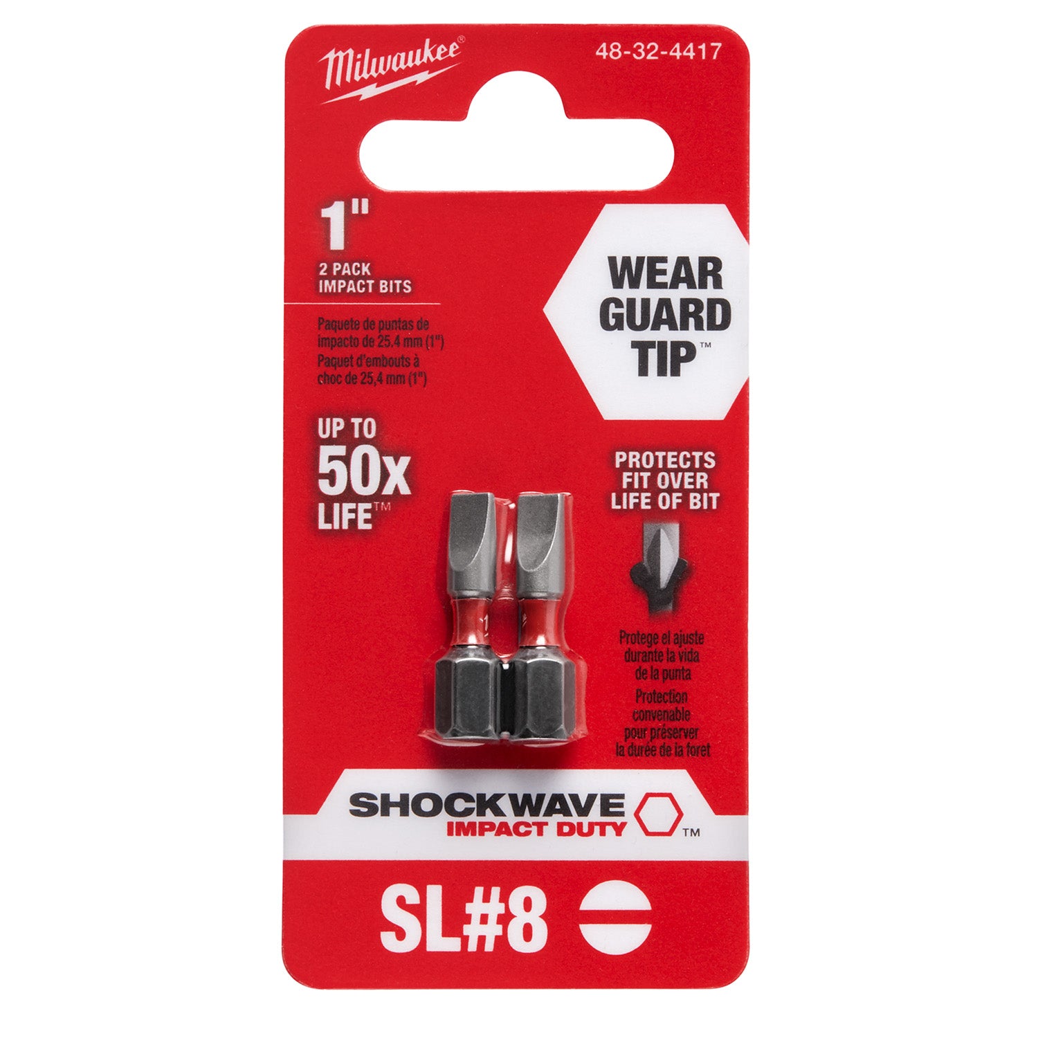SHOCKWAVE Impact Duty 1" TORX T20 Insert Bits 2 Pack