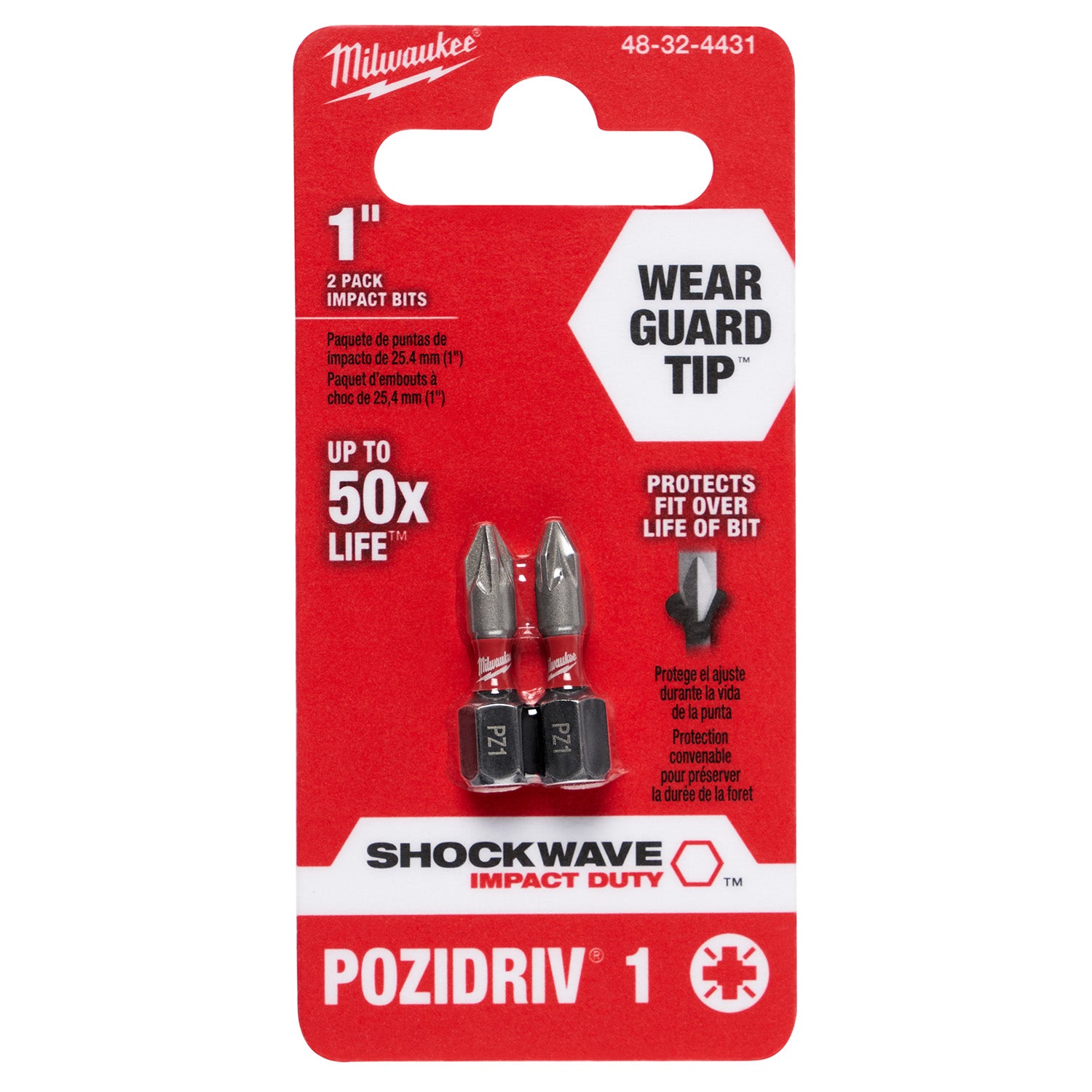 SHOCKWAVE Impact TORX T10 Insert Bits 2 Pack