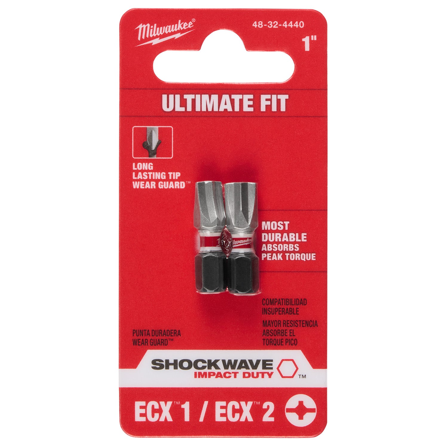 SHOCKWAVE Impact Duty 1" TORX T25 Insert Bits 2 Pack