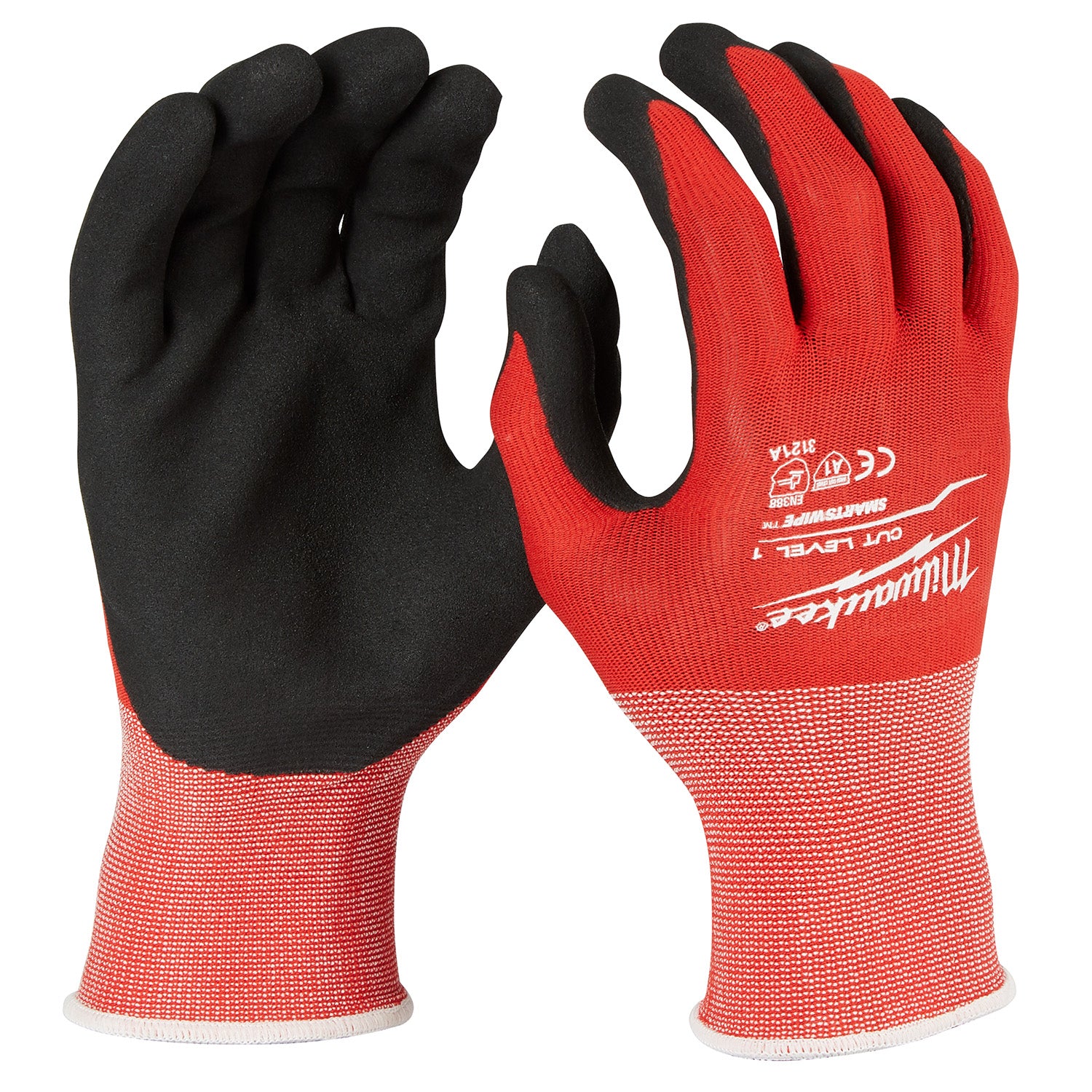 Gants enduits de nitrile de niveau 1 - S