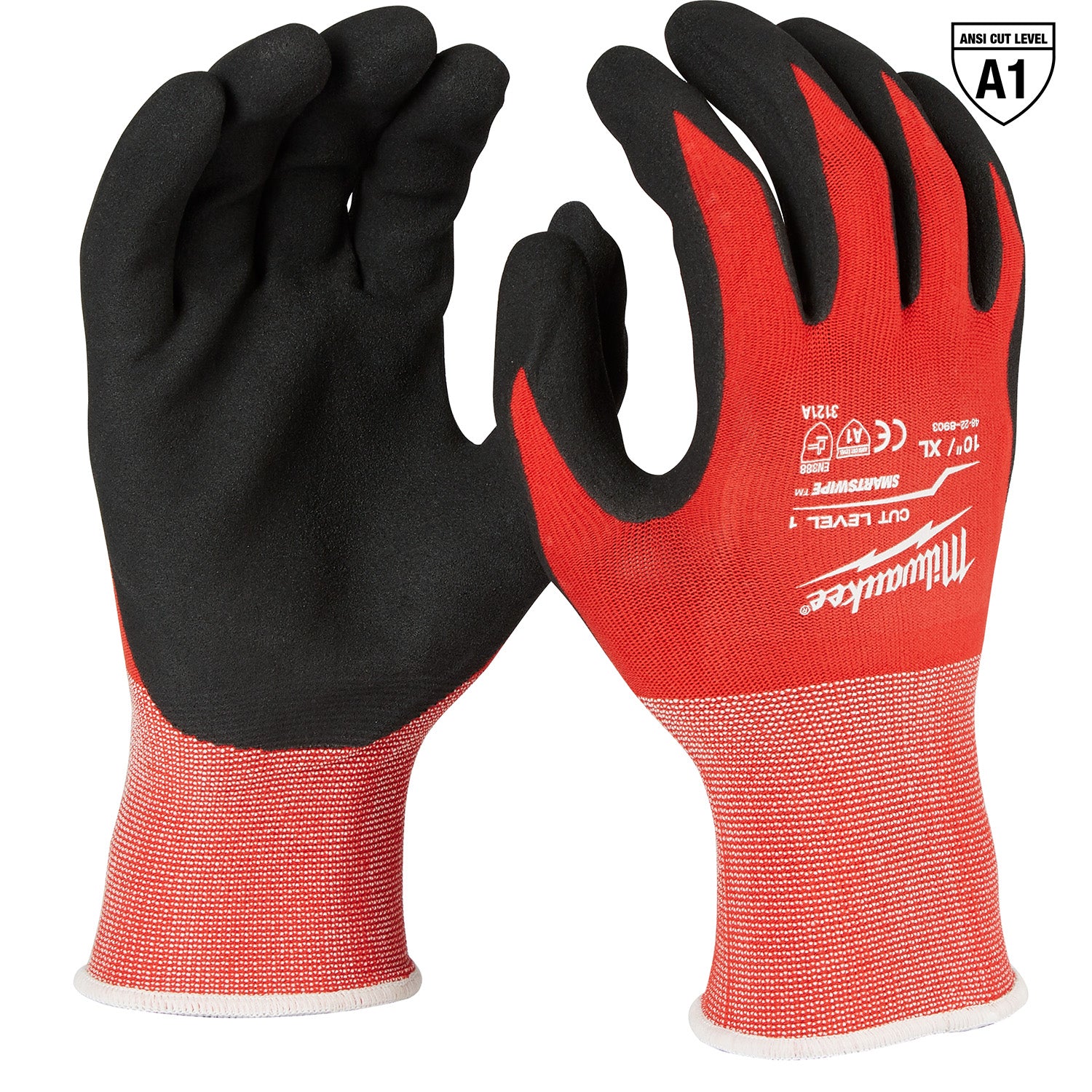 Gants enduits de nitrile de niveau 1 - XL