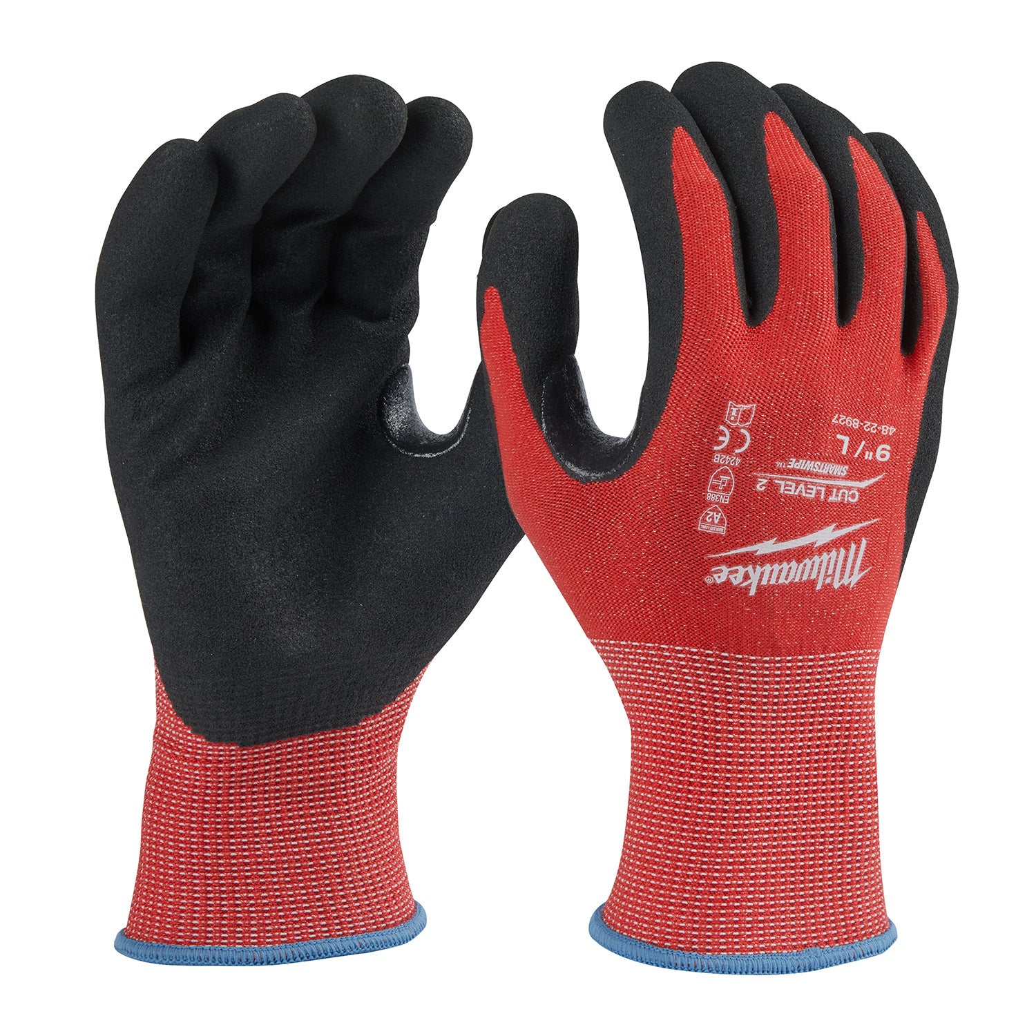 Cut Level 2 Nitrile Dipped Gloves - L