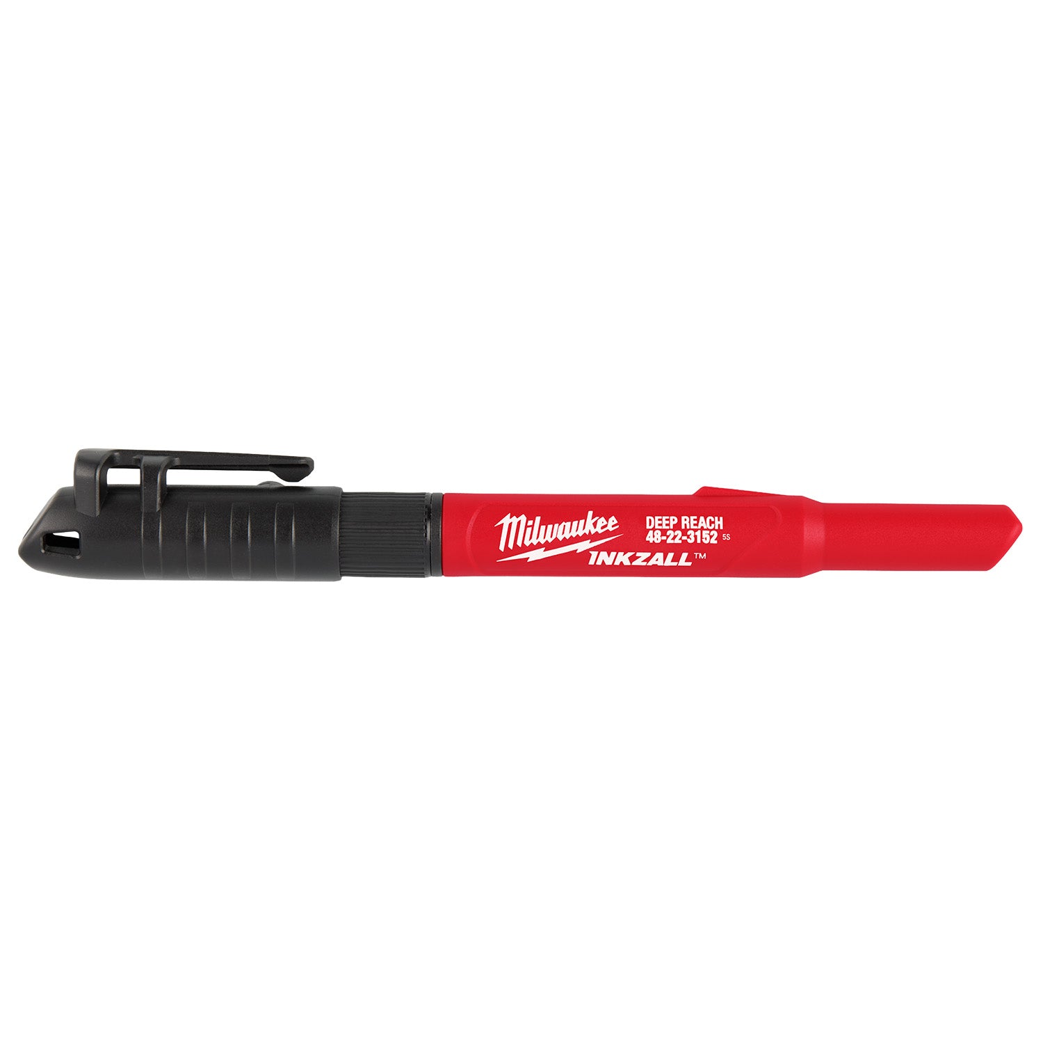 Marqueur de chantier INKZALL 2IN1 Deep Reach Ultra Fine Point Black