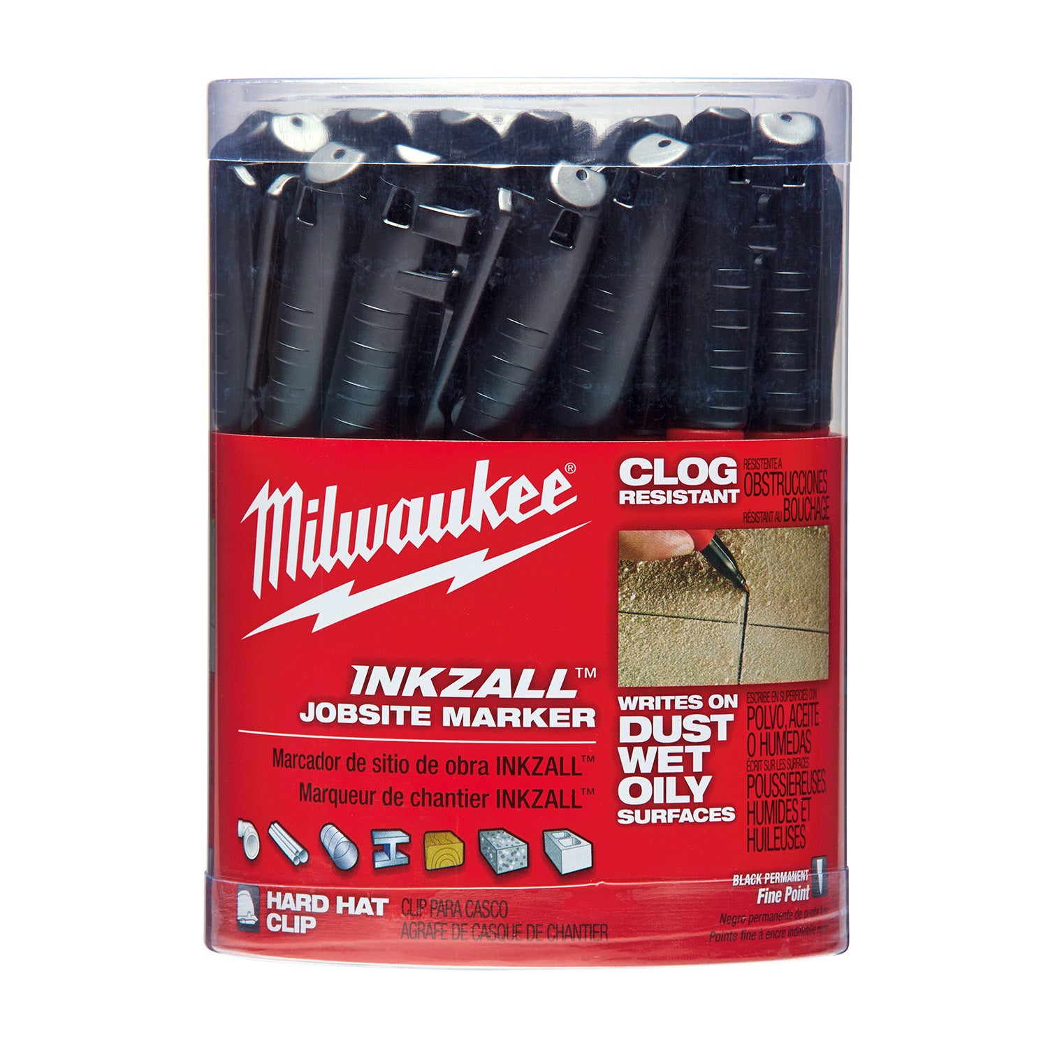 INKZALL Black Fine Point Marker