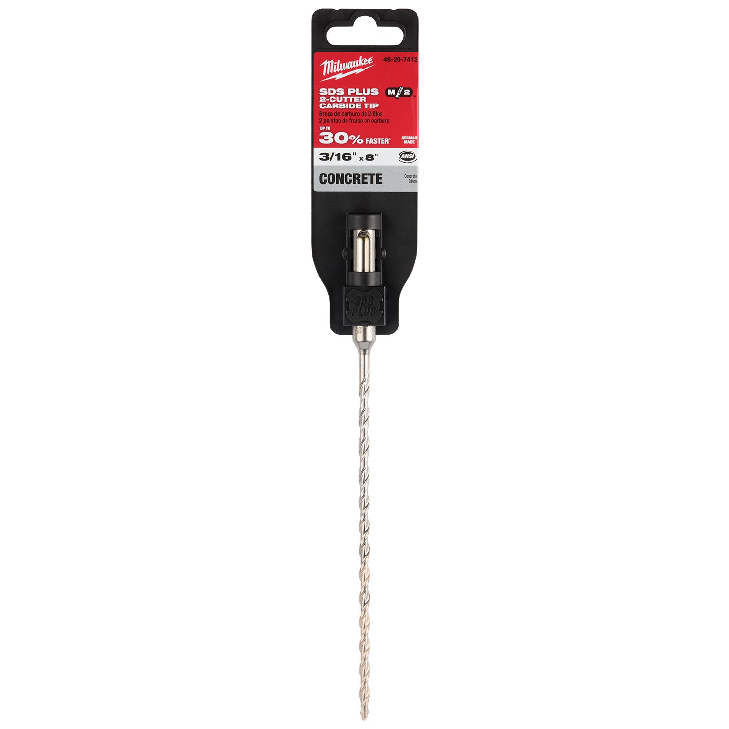 SDS Plus 2CT 3/16" X 6" X 8"