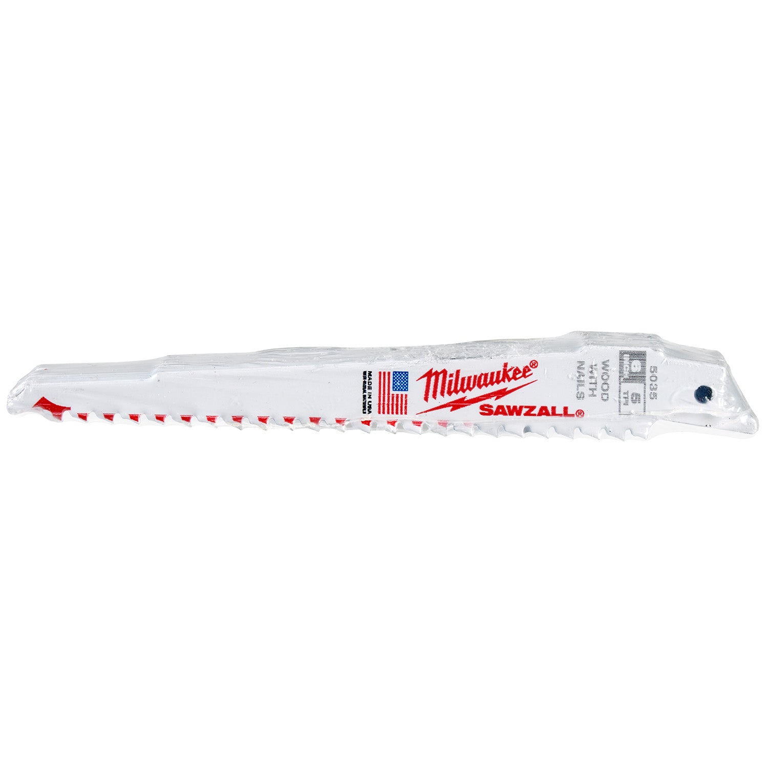 Lame SAWZALL 6" 5 TPI pour bois avec clous Vrac 25