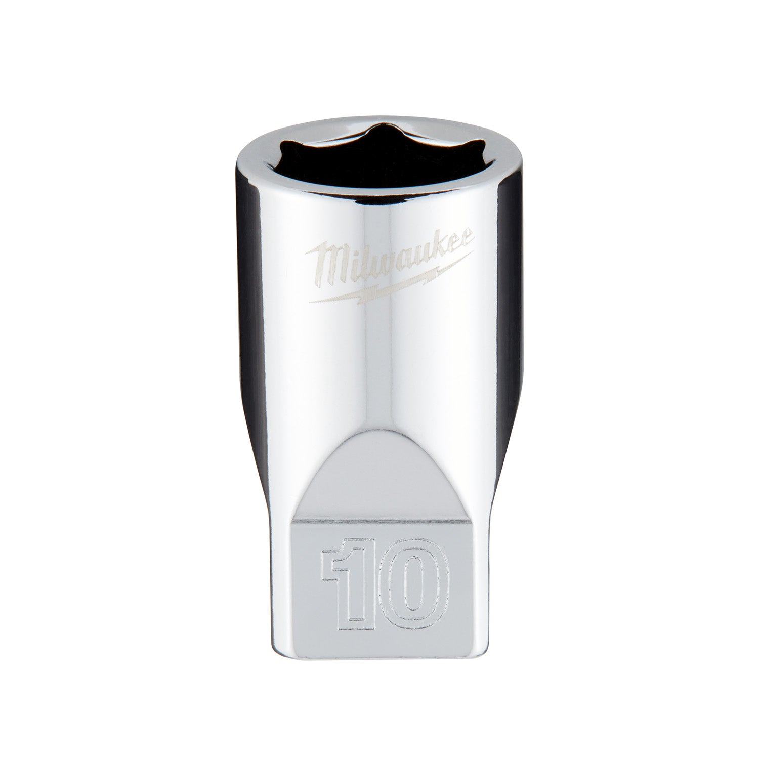 Douille métrique 10mm à entraînement 1/4" avec QUATRE COTES PLATES