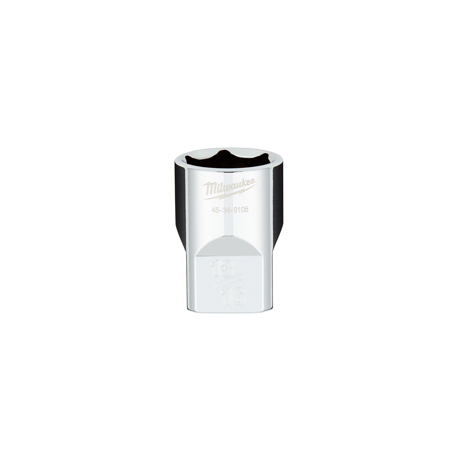 1/2" Drive 13/16" SAE 6-Point Socket with FOUR FLAT Sides