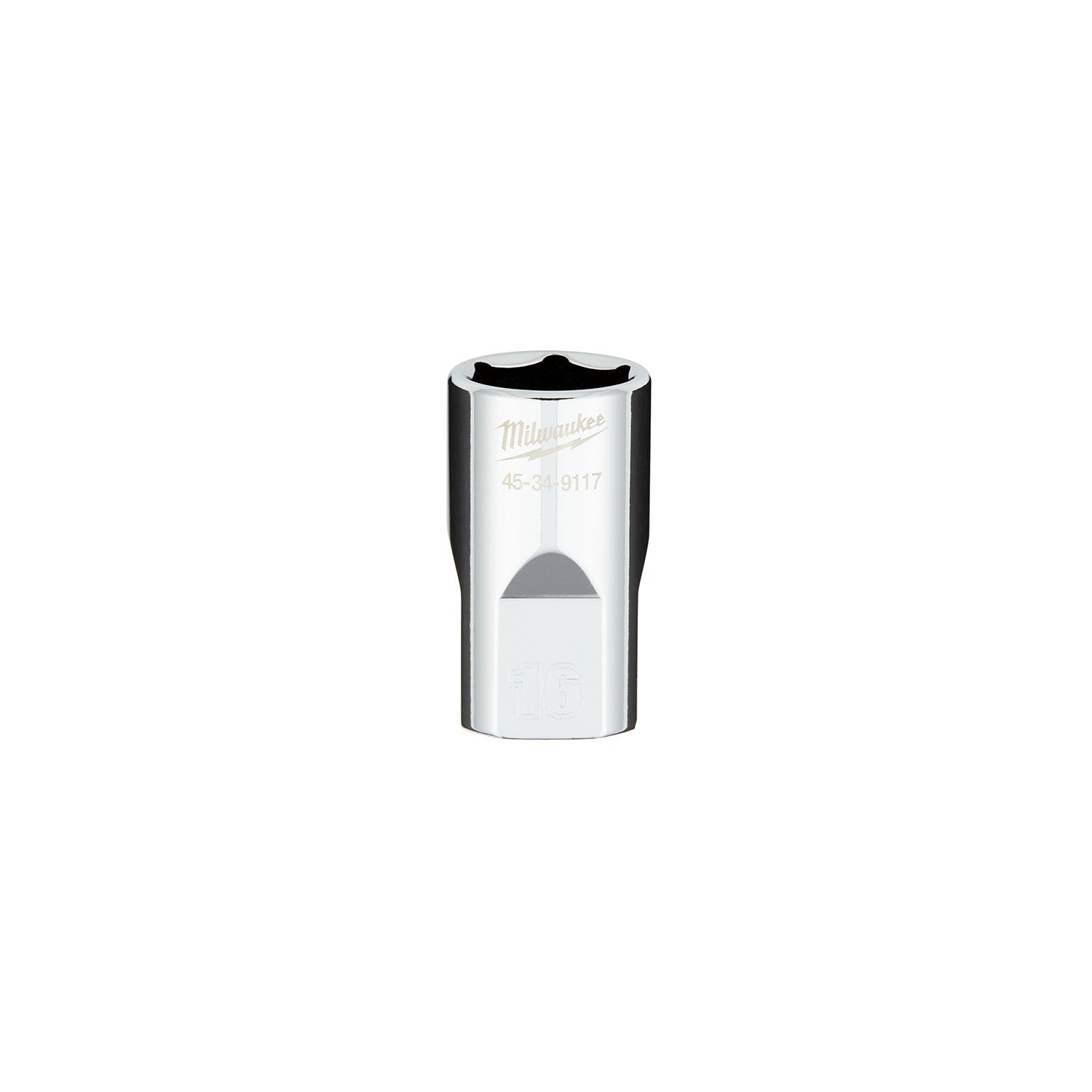 1/2" Drive 16MM Metric 6-Point Socket with FOUR FLAT Sides
