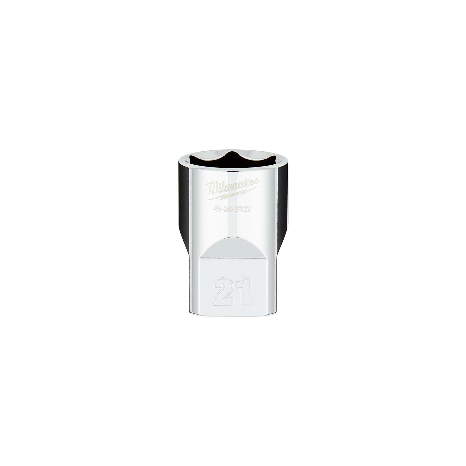 1/2" Drive 21MM Metric 6-Point Socket with FOUR FLAT Sides