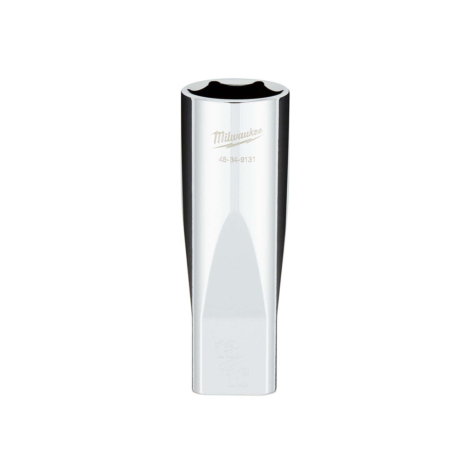 1/2" Drive 13/16" SAE 6-Point Deep Socket with FOUR FLAT Sides