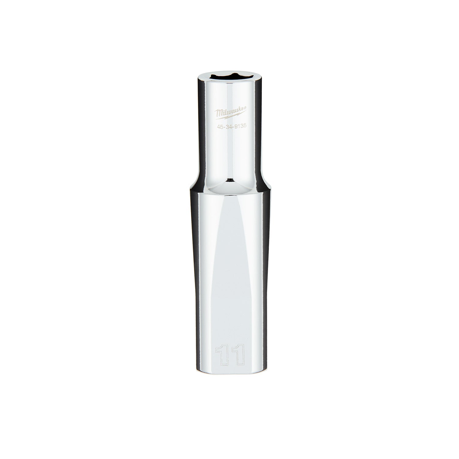 1/2" Drive 11MM Metric 6-Point Deep Socket with FOUR FLAT Sides
