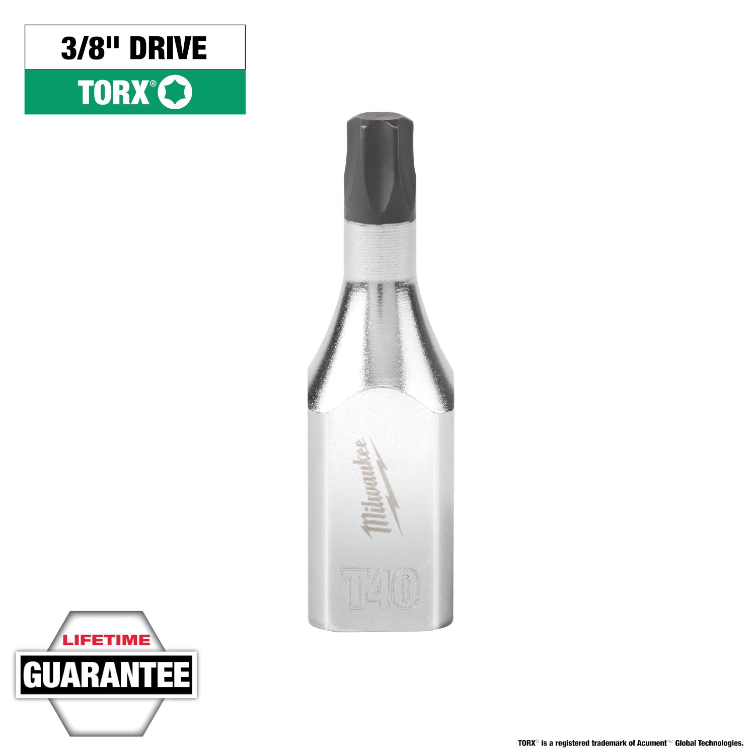 Douille à embout TORX T40 3/8" Drive