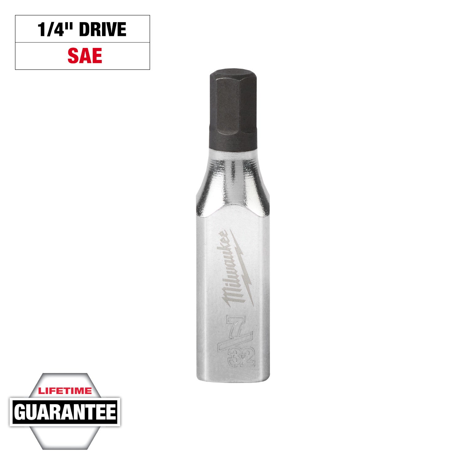 Clé à six pans creux 7/32" à entraînement 1/4