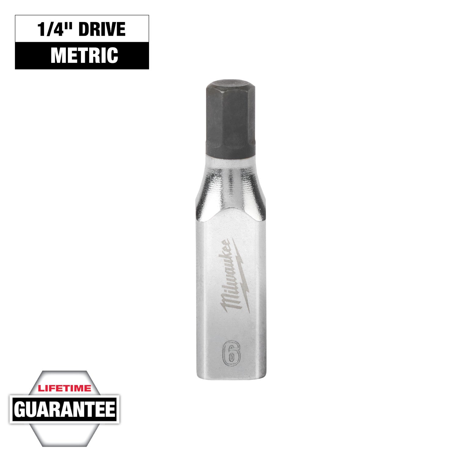 Clé à six pans creux de 6 mm à entraînement 1/4