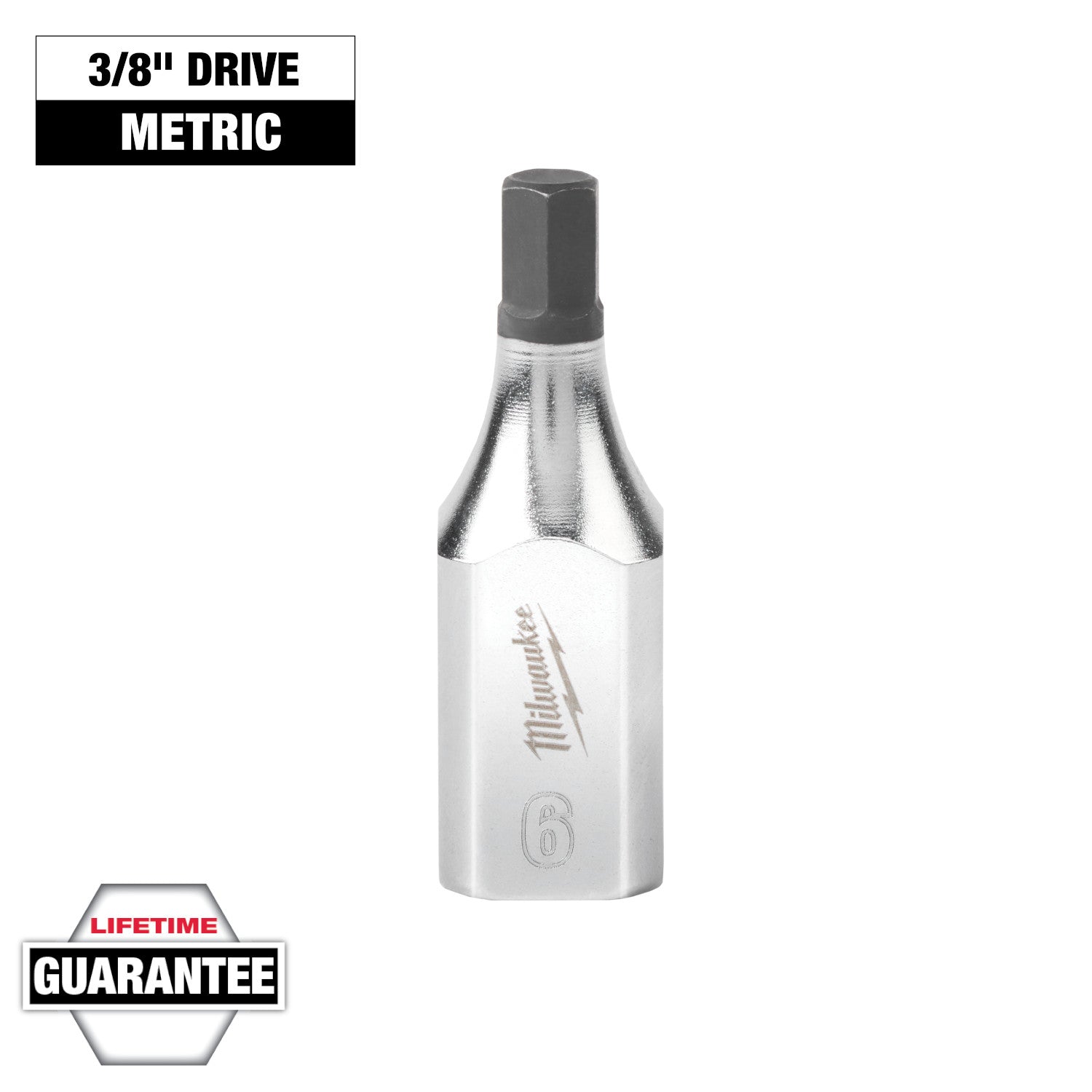 Douille à six pans creux 3/8" Drive 6mm