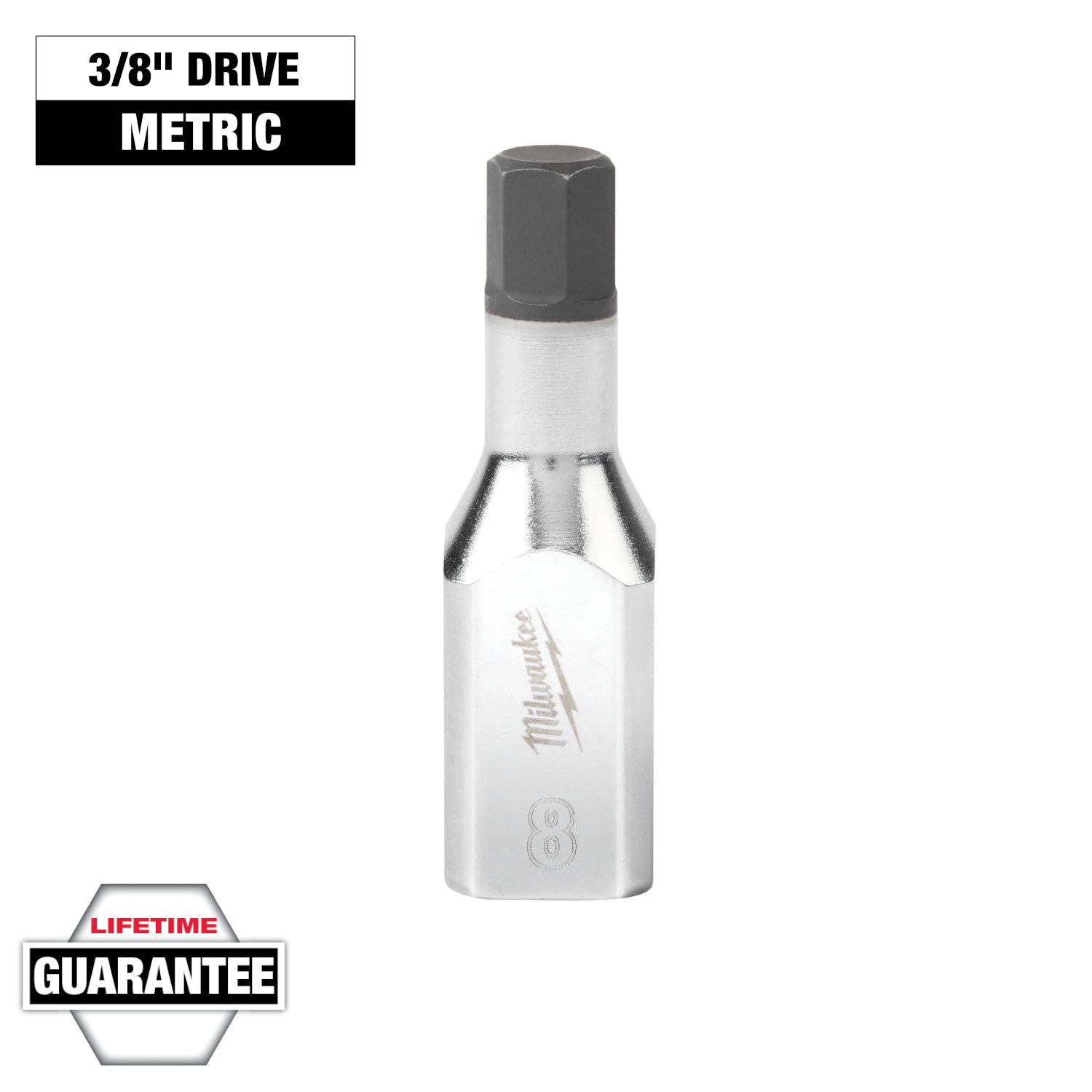 Douille à embout hexagonal 8mm 3/8" Drive