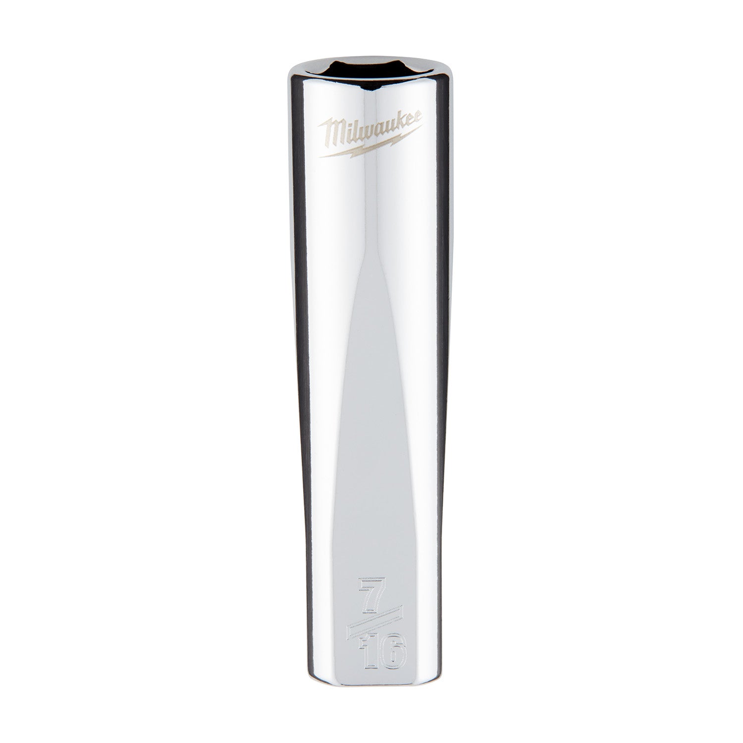 Douille profonde 3/8" Drive 7/16" SAE avec QUATRE COTES PLATES