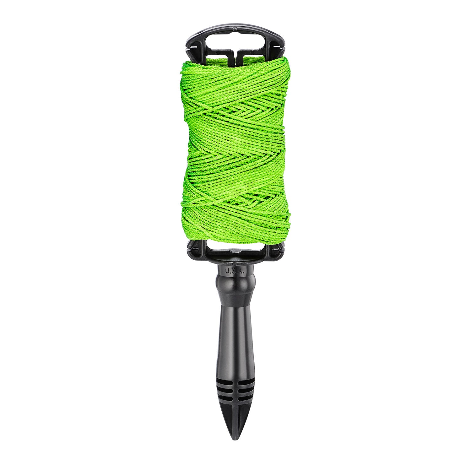 Ligne tressée verte de 250' avec moulinet