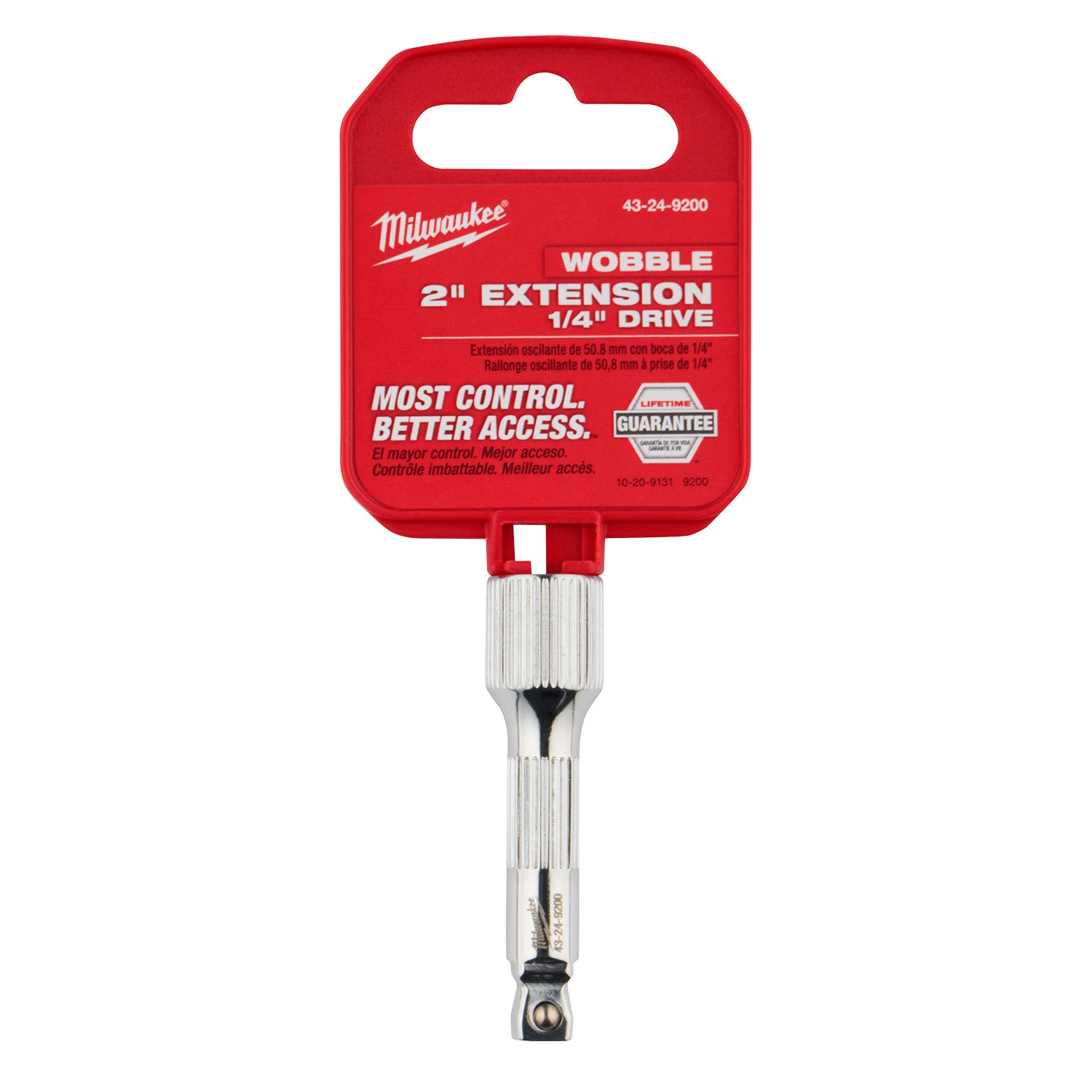 Rallonge 2" 1/4" Drive Wobble