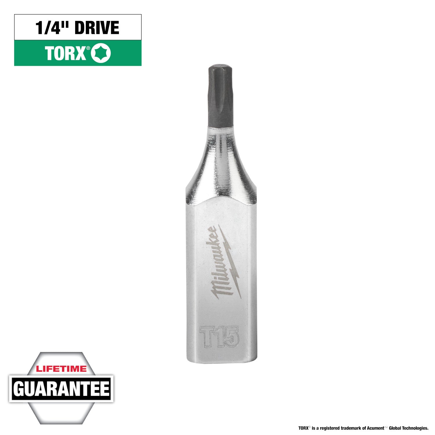 Douille à embout TORX T15 1/4" Drive