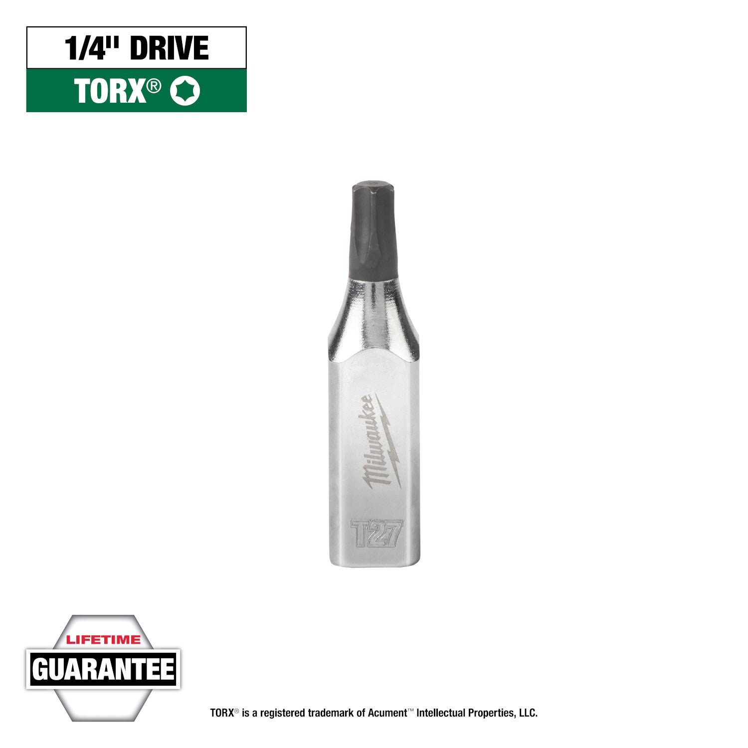 Douille à embout TORX T27 1/4" Drive