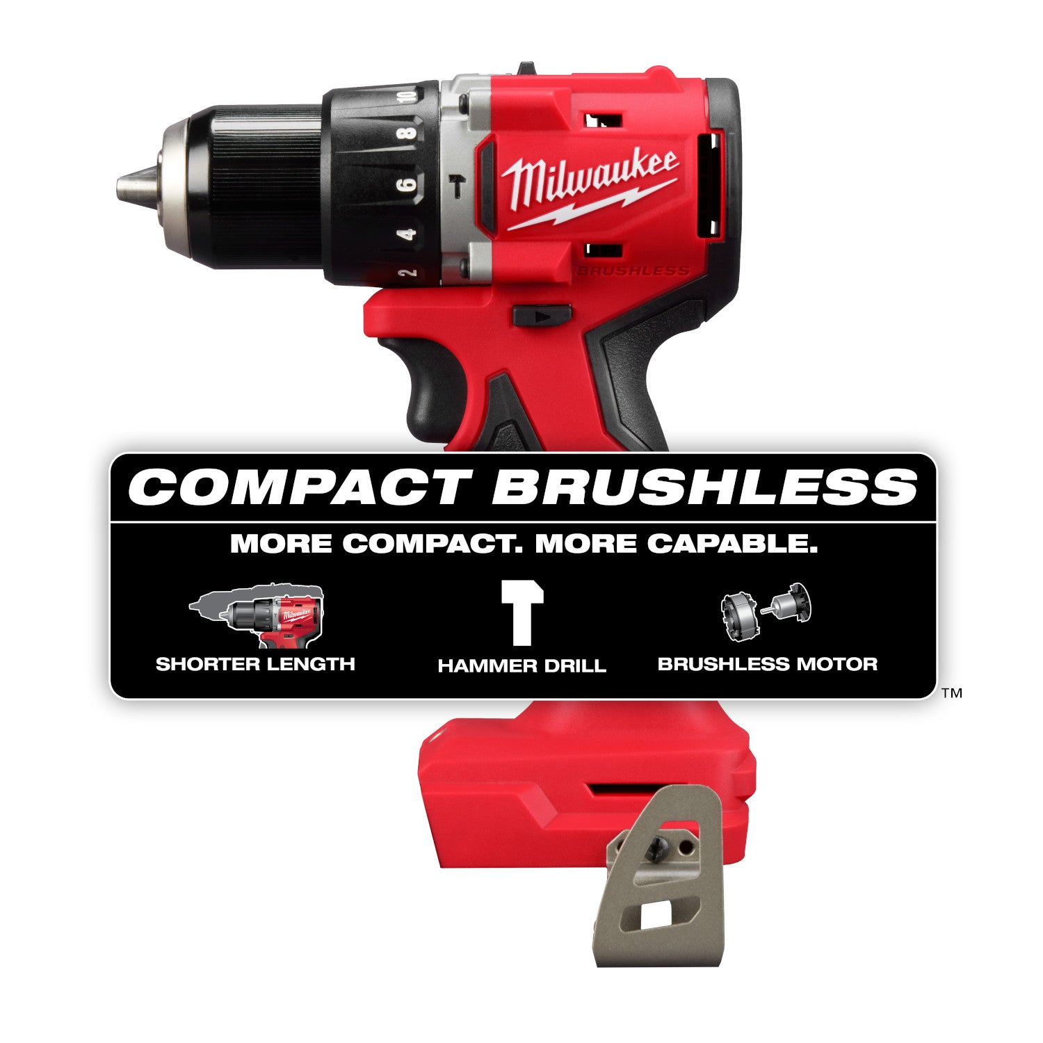 Perceuse-visseuse compacte sans balais M18 1/2