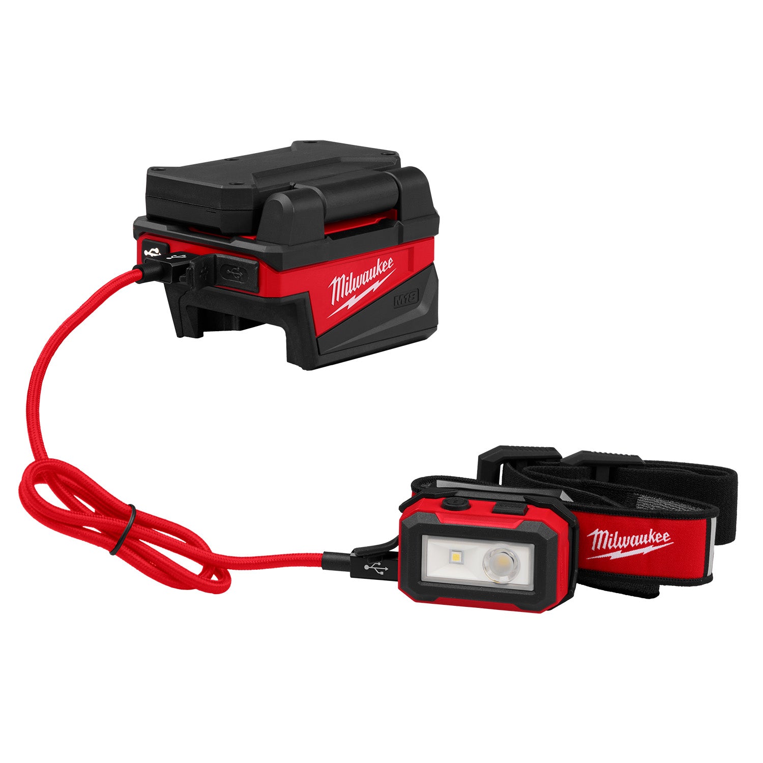 M18 ROVER Compact Folding Flood Light w/ USB Charging