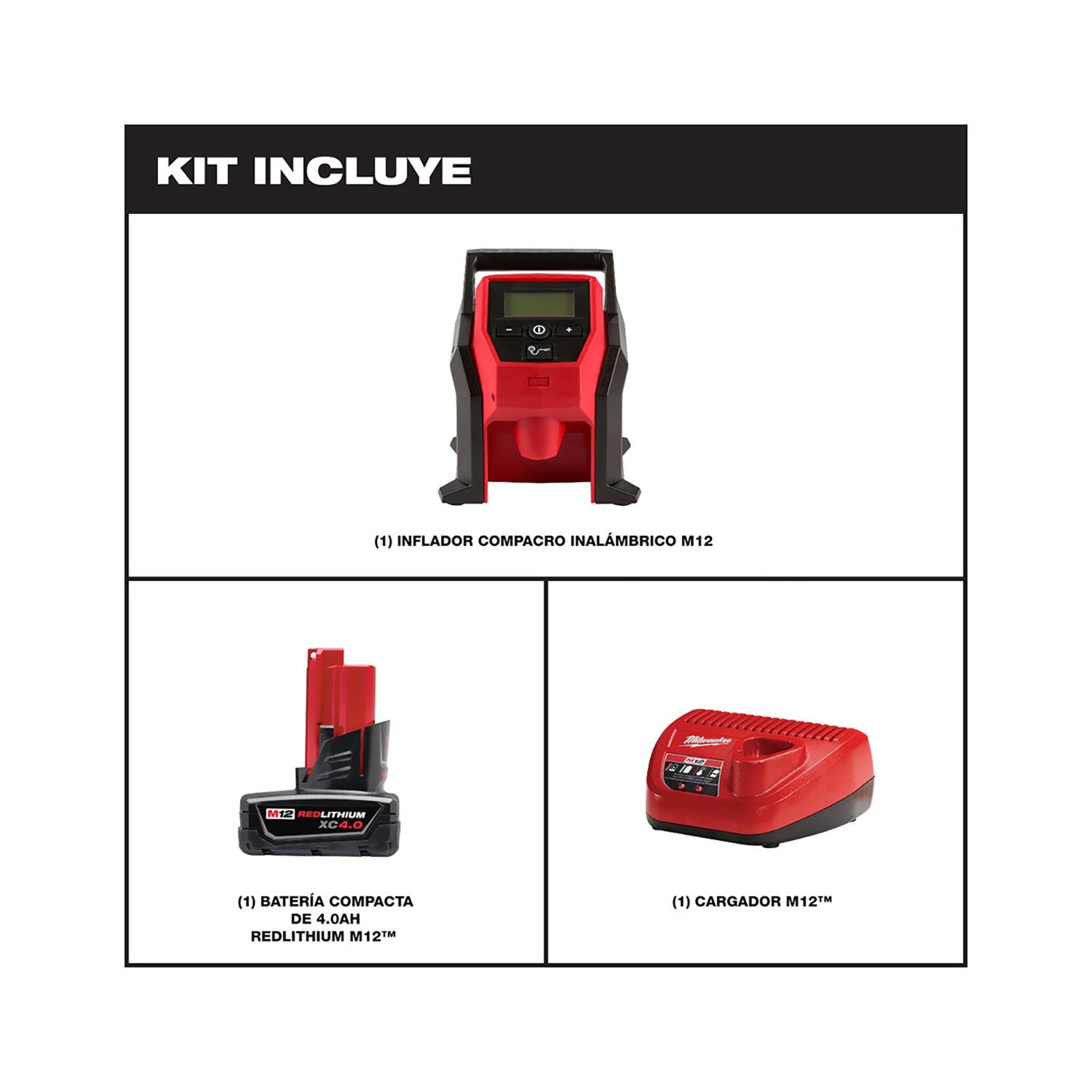 Kit de gonflage compact M12