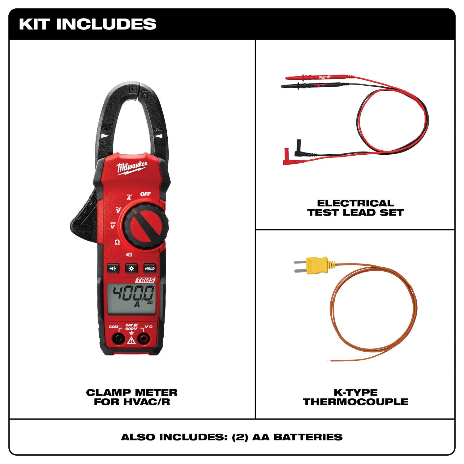 Clamp Meter for HVAC/R
