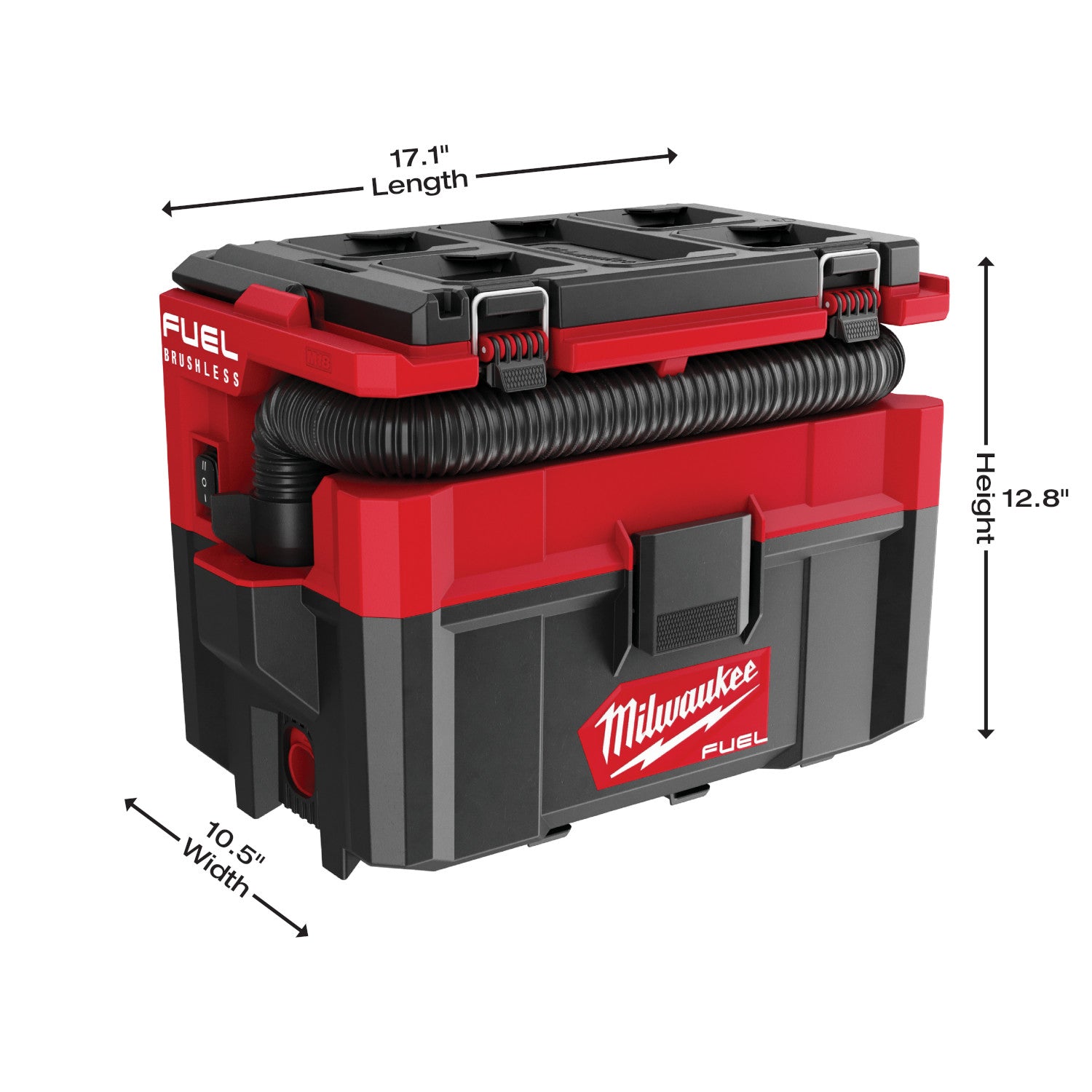 M18 FUEL 2.5 Gallon Wet/Dry Vacuum w/ PACKOUT Compatibility