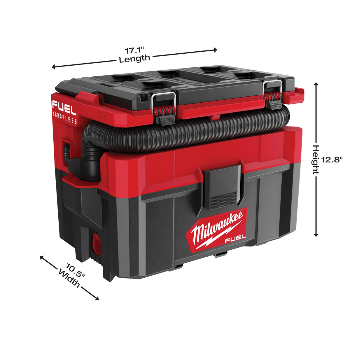 M18 FUEL 2.5 Gallon Wet/Dry Vacuum w/ PACKOUT Compatibility