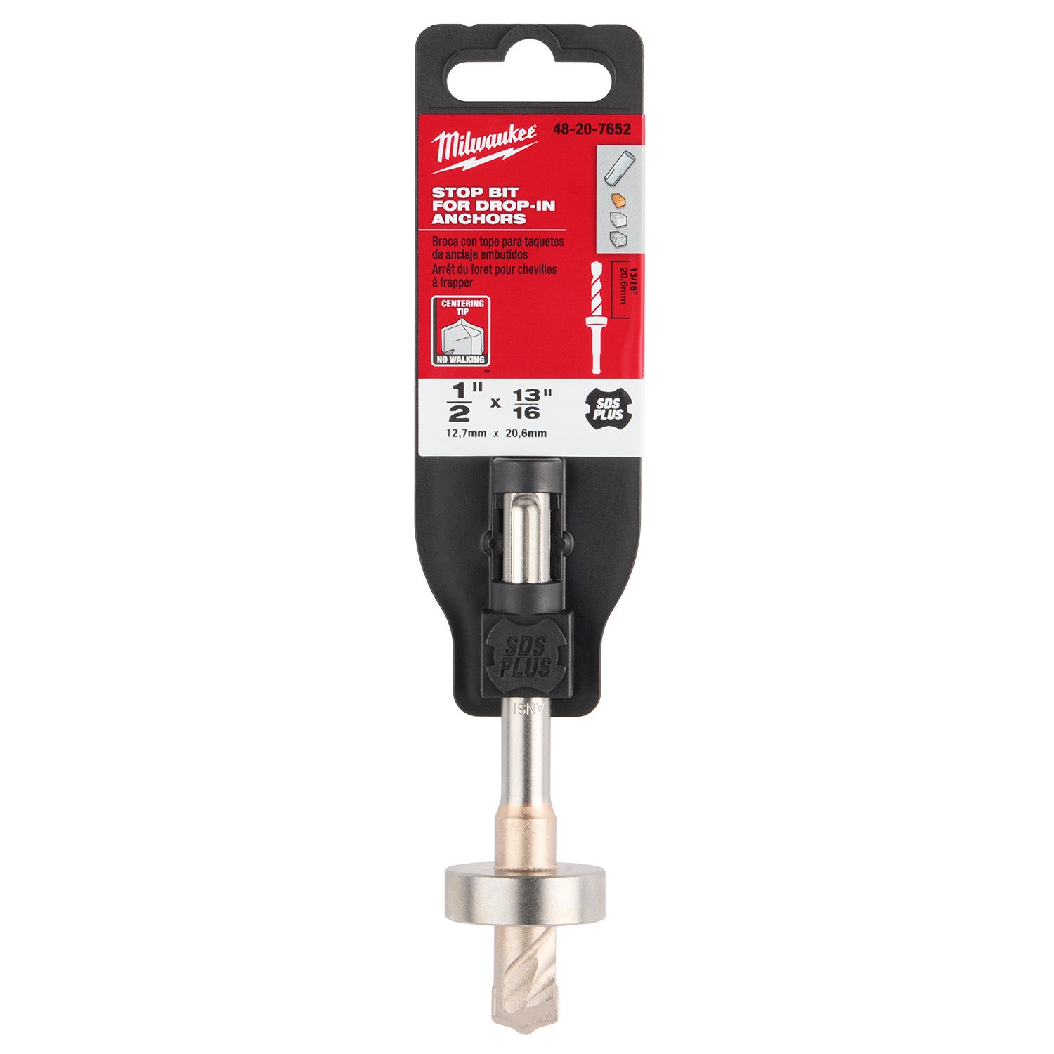 1/2" X 13/16" Short Stop Bit SDS Plus