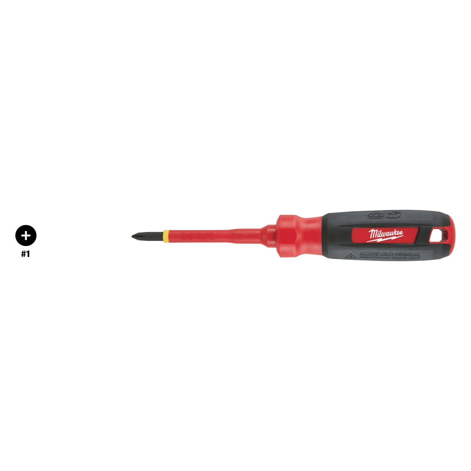 #1 Phillips - 3 in. 1000 V Insulated Screwdriver
