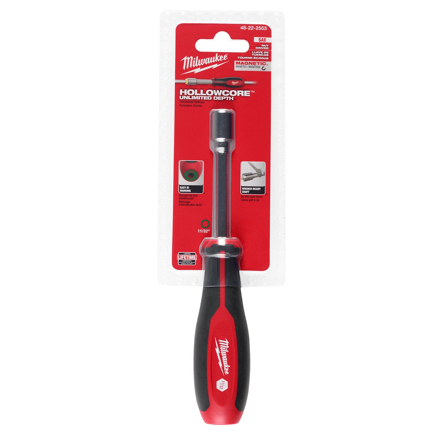 11/32" HollowCore Magnetic Nut Driver